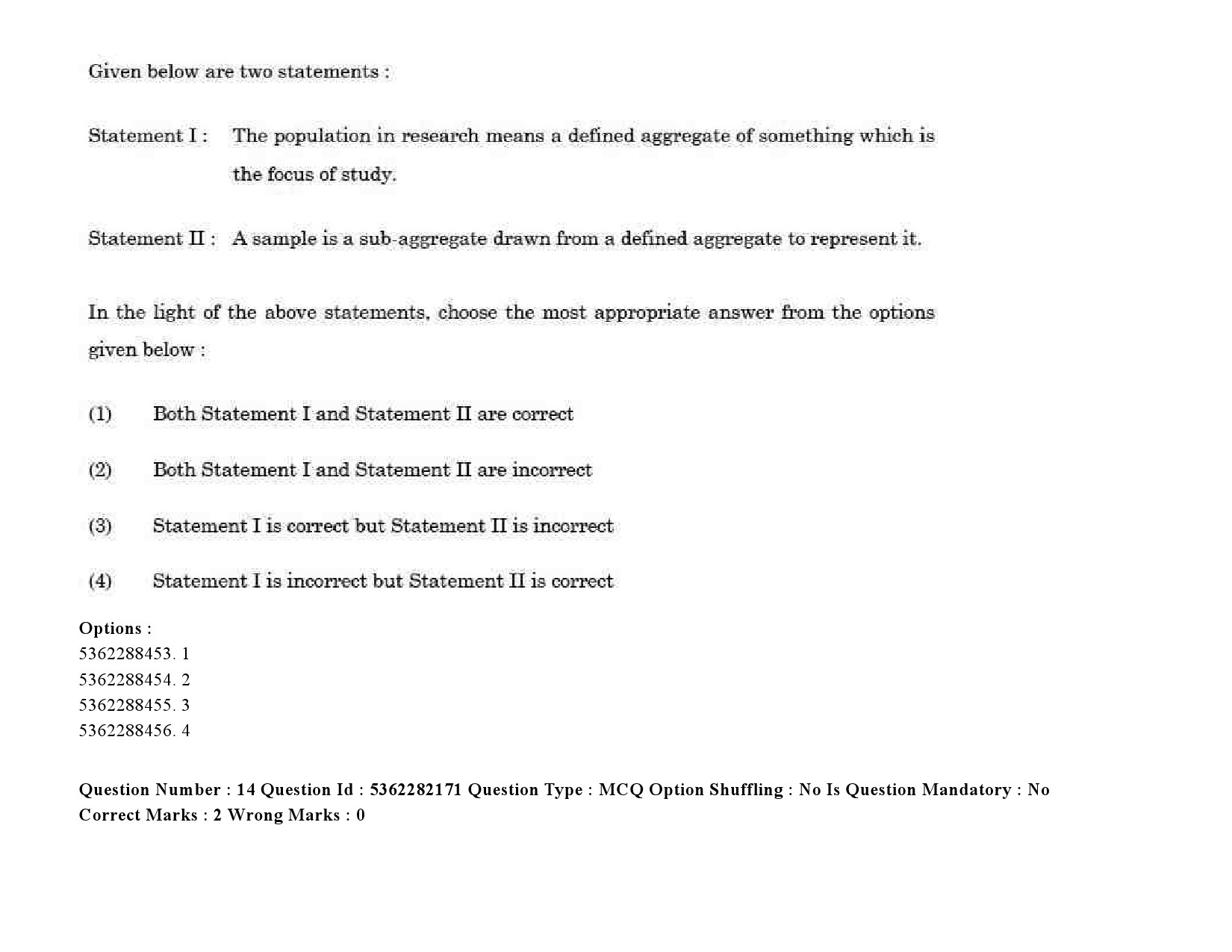 UGC NET Social Medicine And Community Health Question Paper September 2020 18