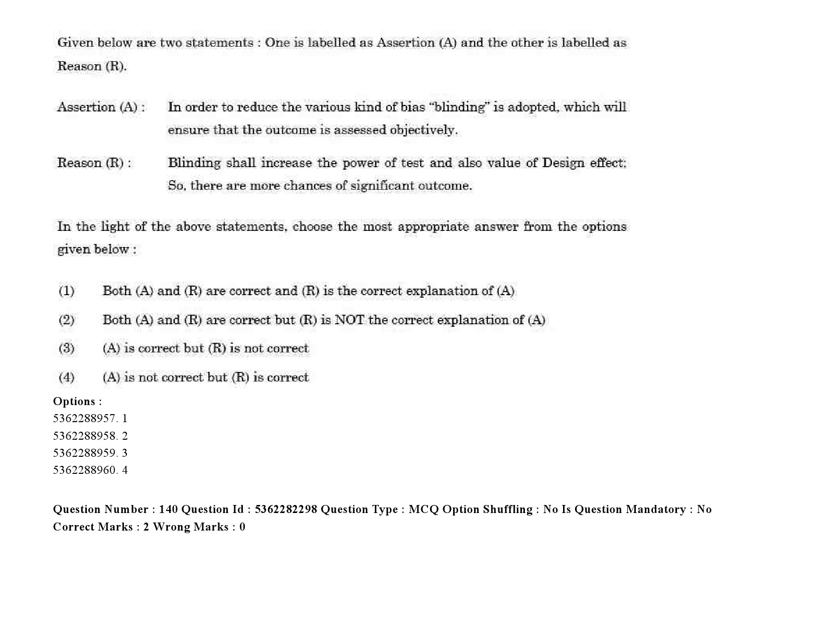 UGC NET Social Medicine And Community Health Question Paper September 2020 206