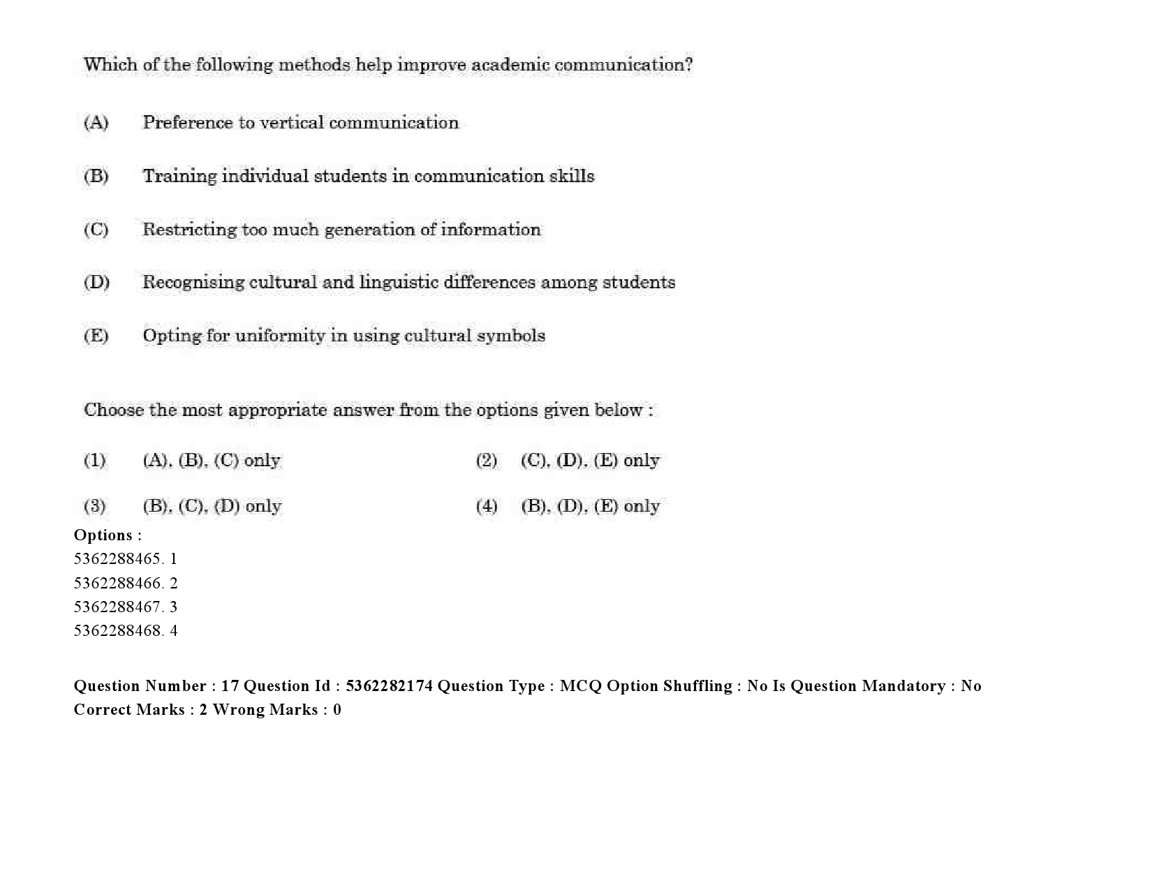 UGC NET Social Medicine And Community Health Question Paper September 2020 23