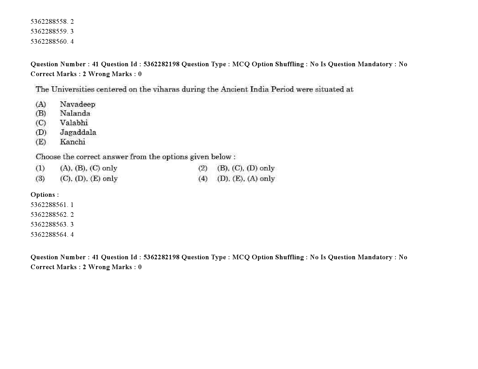 UGC NET Social Medicine And Community Health Question Paper September 2020 55