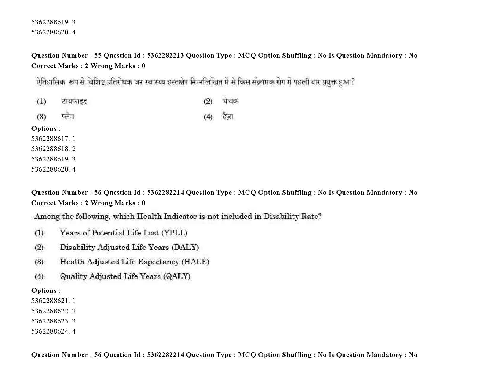 UGC NET Social Medicine And Community Health Question Paper September 2020 75