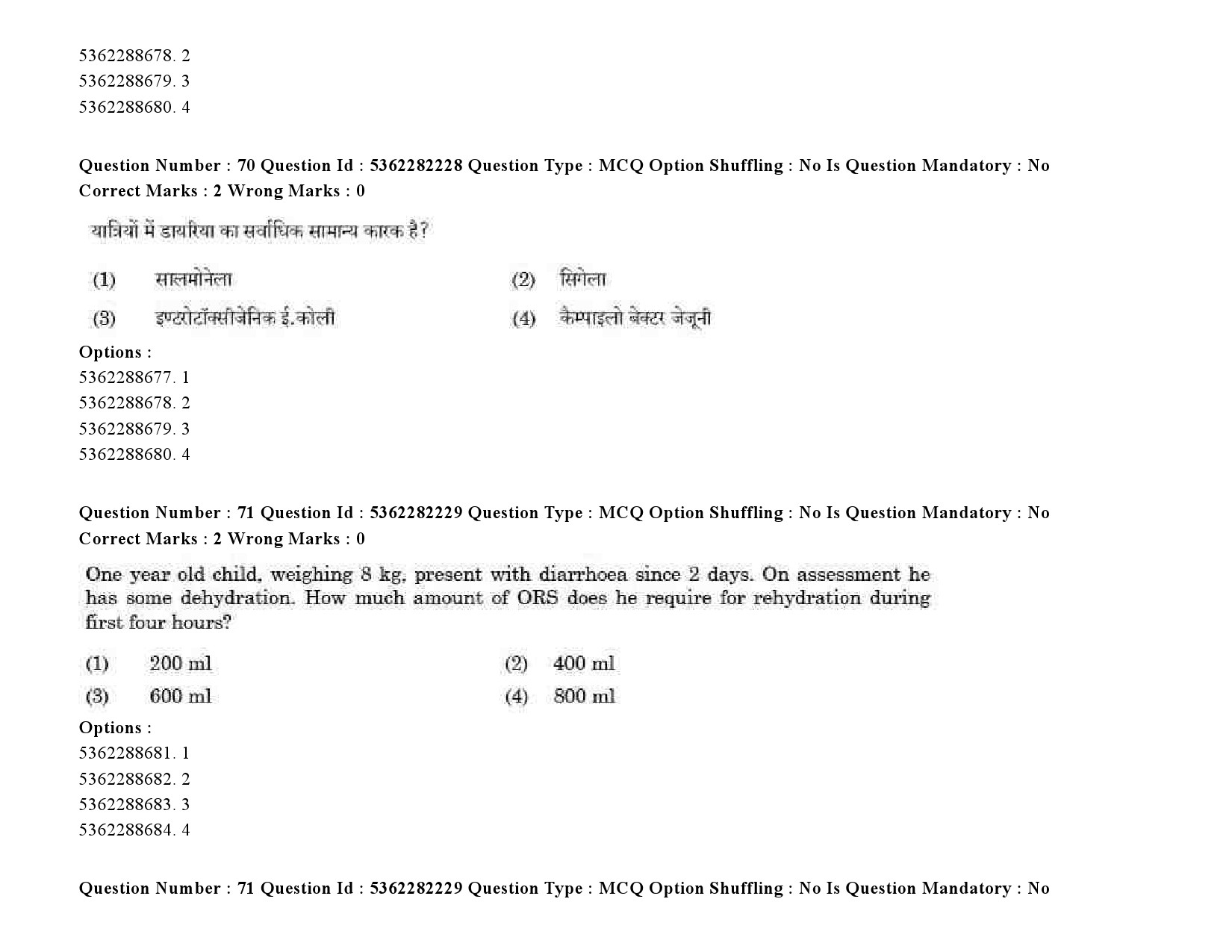 UGC NET Social Medicine And Community Health Question Paper September 2020 88