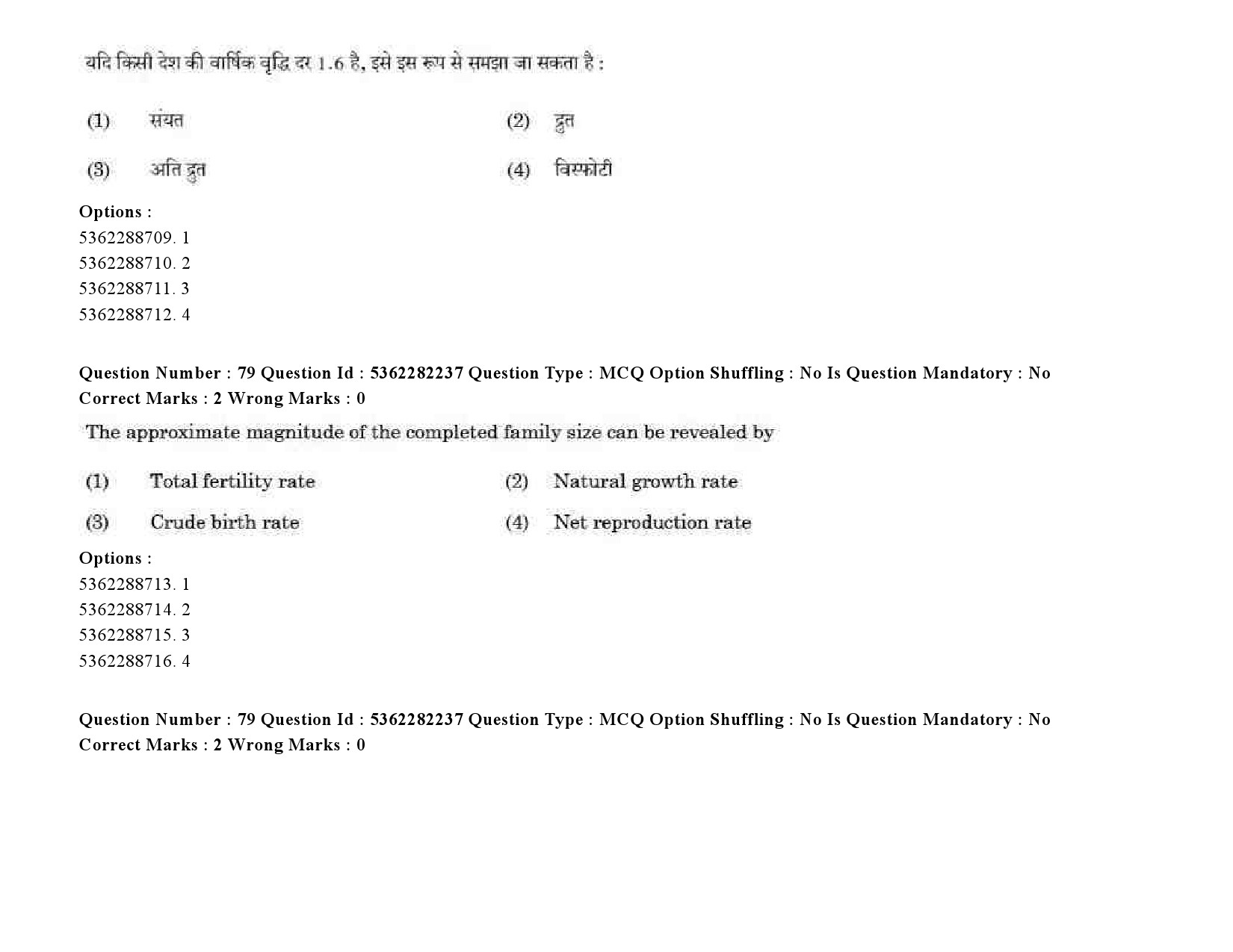 UGC NET Social Medicine And Community Health Question Paper September 2020 95