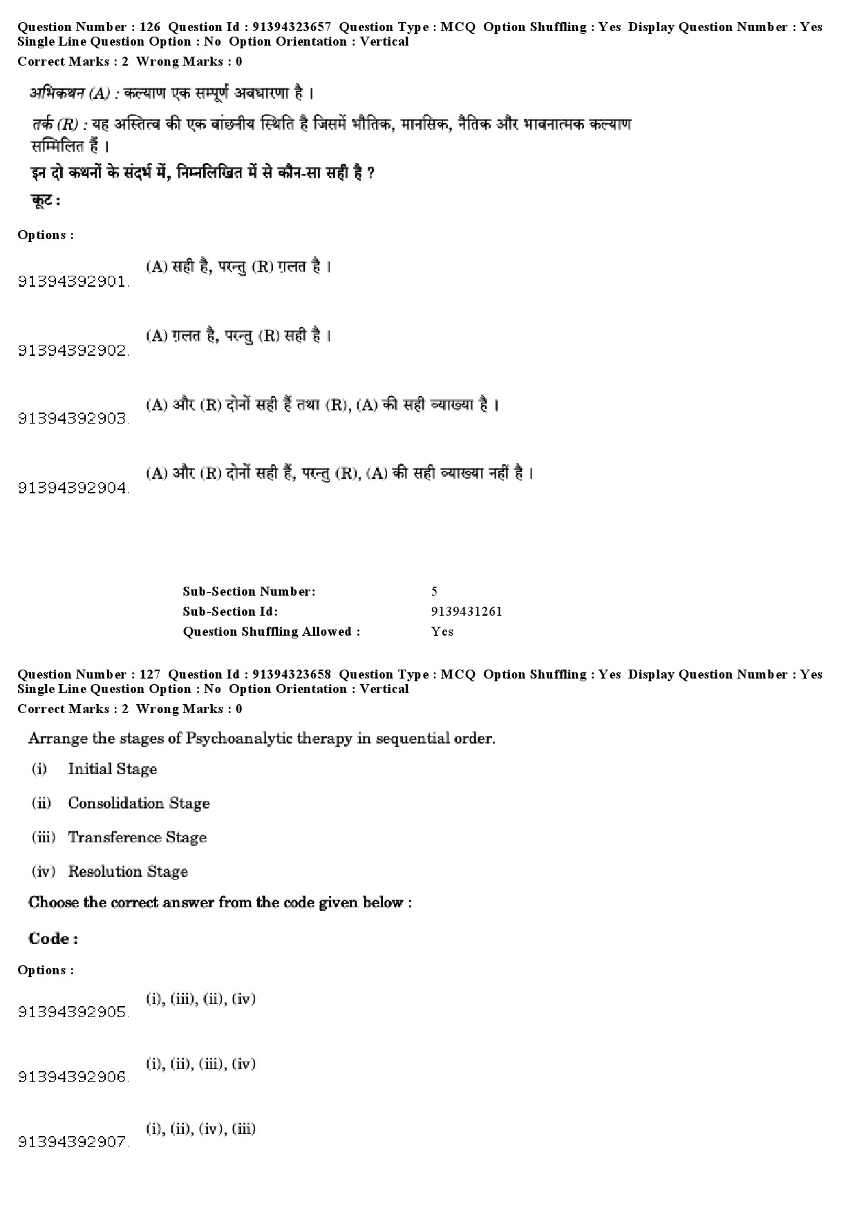 UGC NET Social Work Question Paper December 2018 108