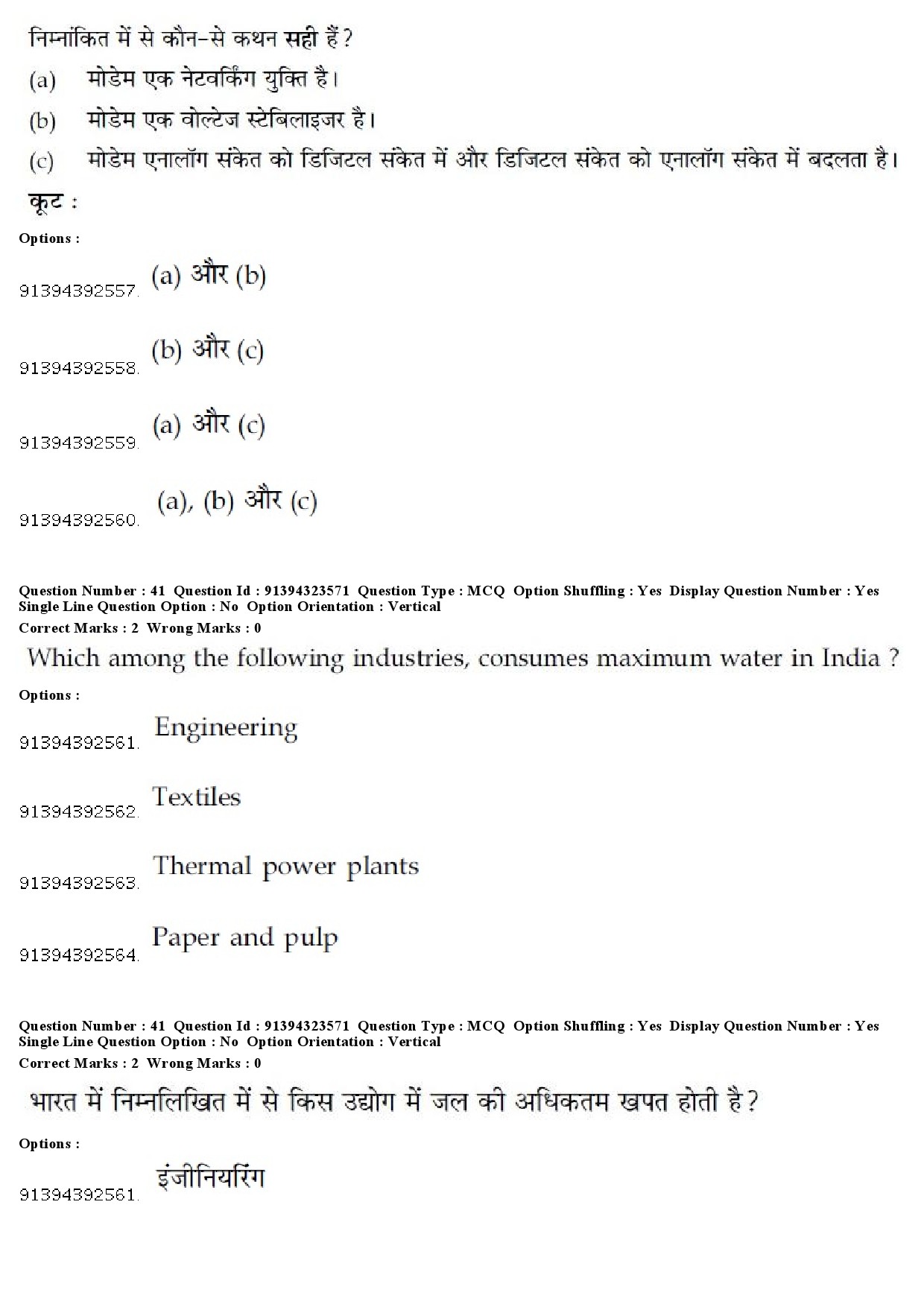 UGC NET Social Work Question Paper December 2018 37