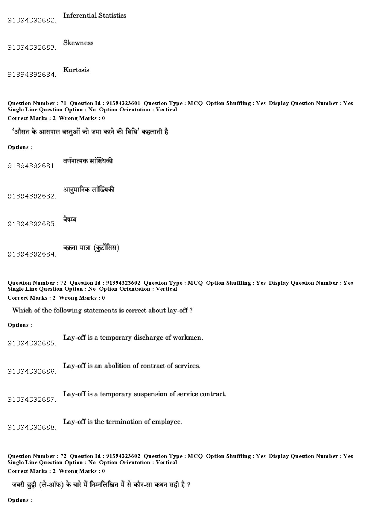 UGC NET Social Work Question Paper December 2018 60