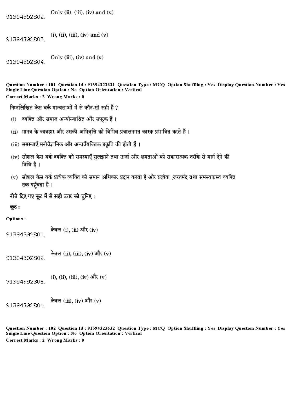 UGC NET Social Work Question Paper December 2018 83