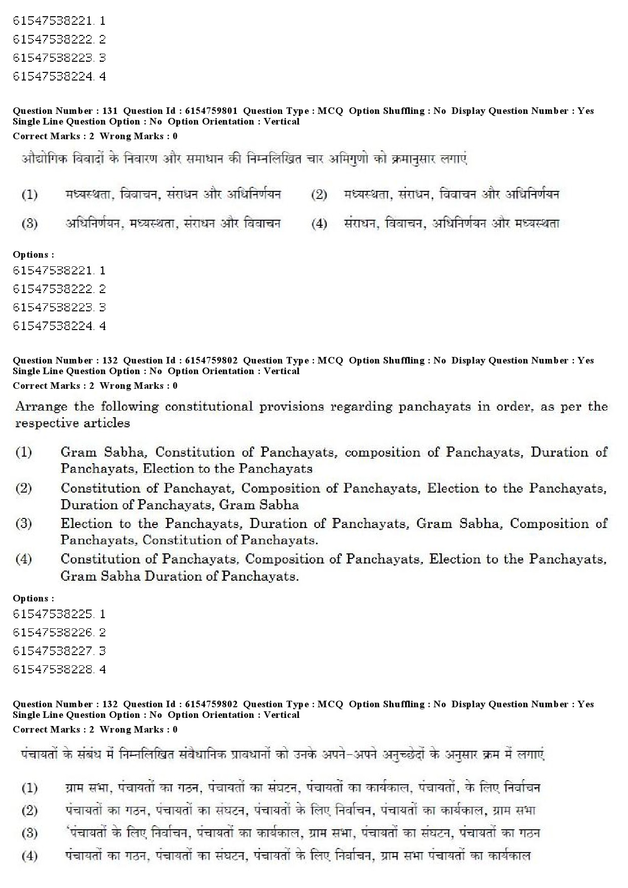 UGC NET Social Work Question Paper December 2019 126