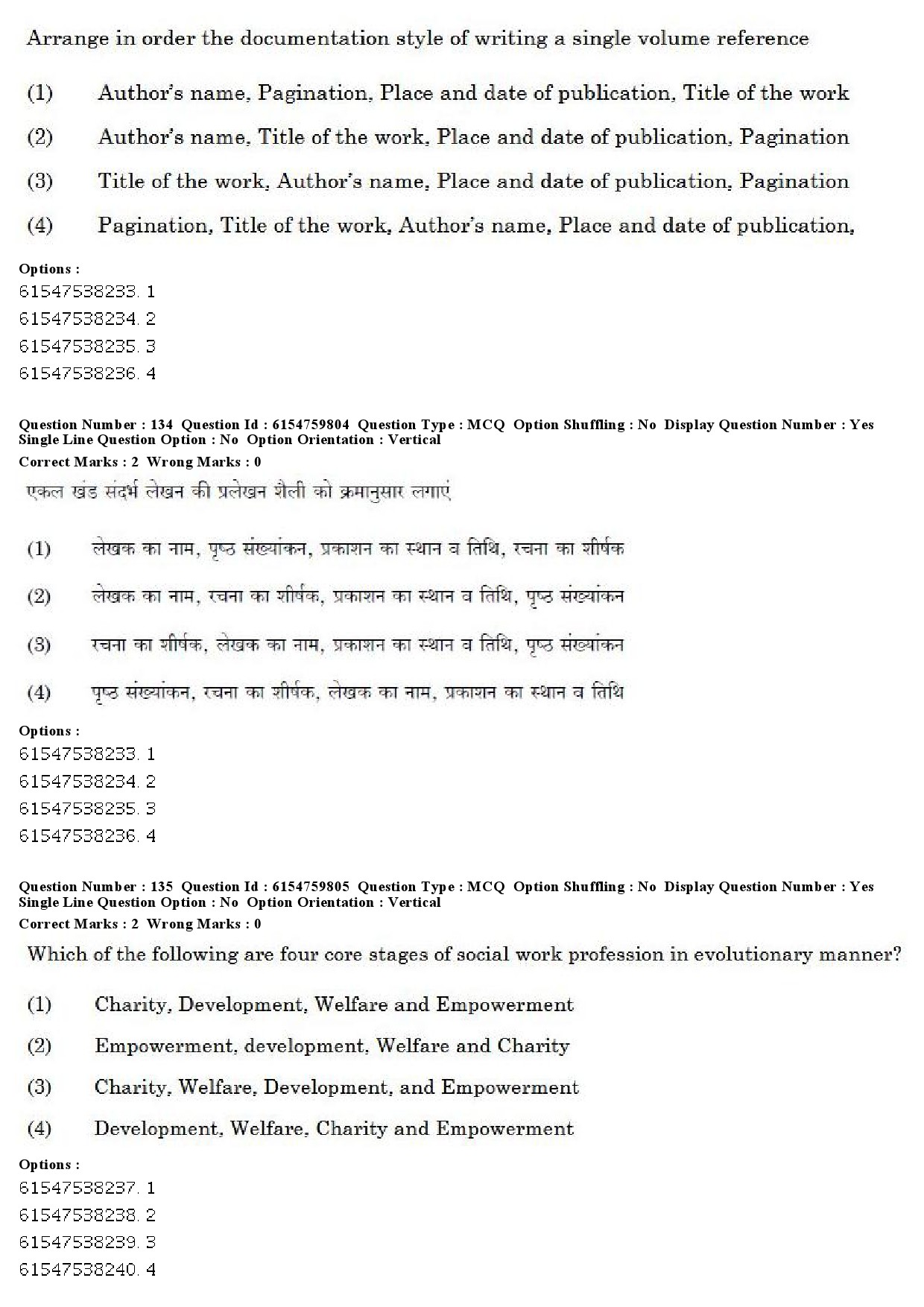 UGC NET Social Work Question Paper December 2019 128