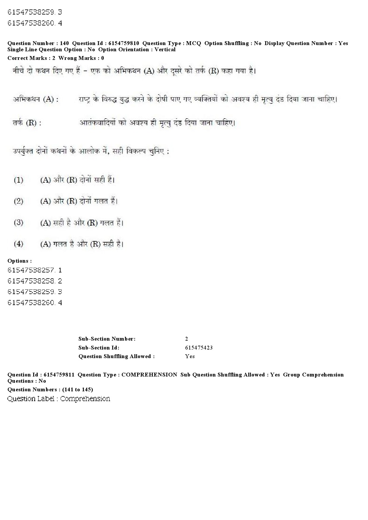 UGC NET Social Work Question Paper December 2019 135