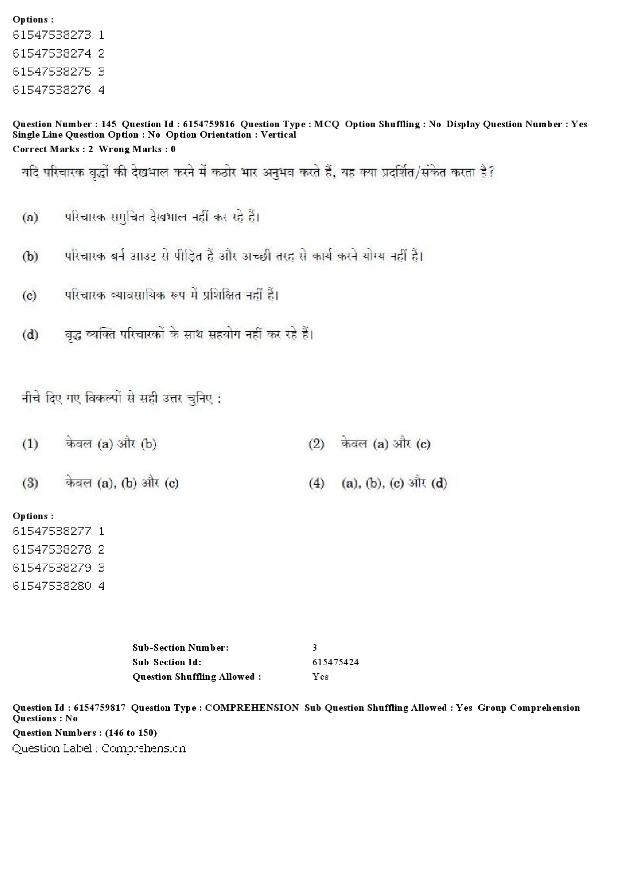 UGC NET Social Work Question Paper December 2019 141