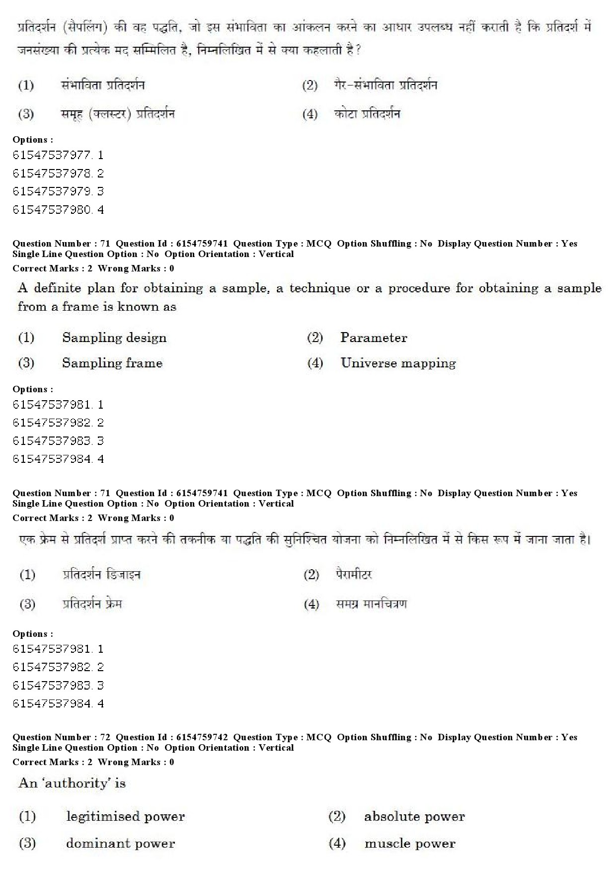 UGC NET Social Work Question Paper December 2019 56