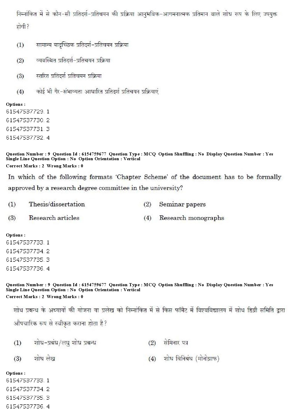 UGC NET Social Work Question Paper December 2019 8