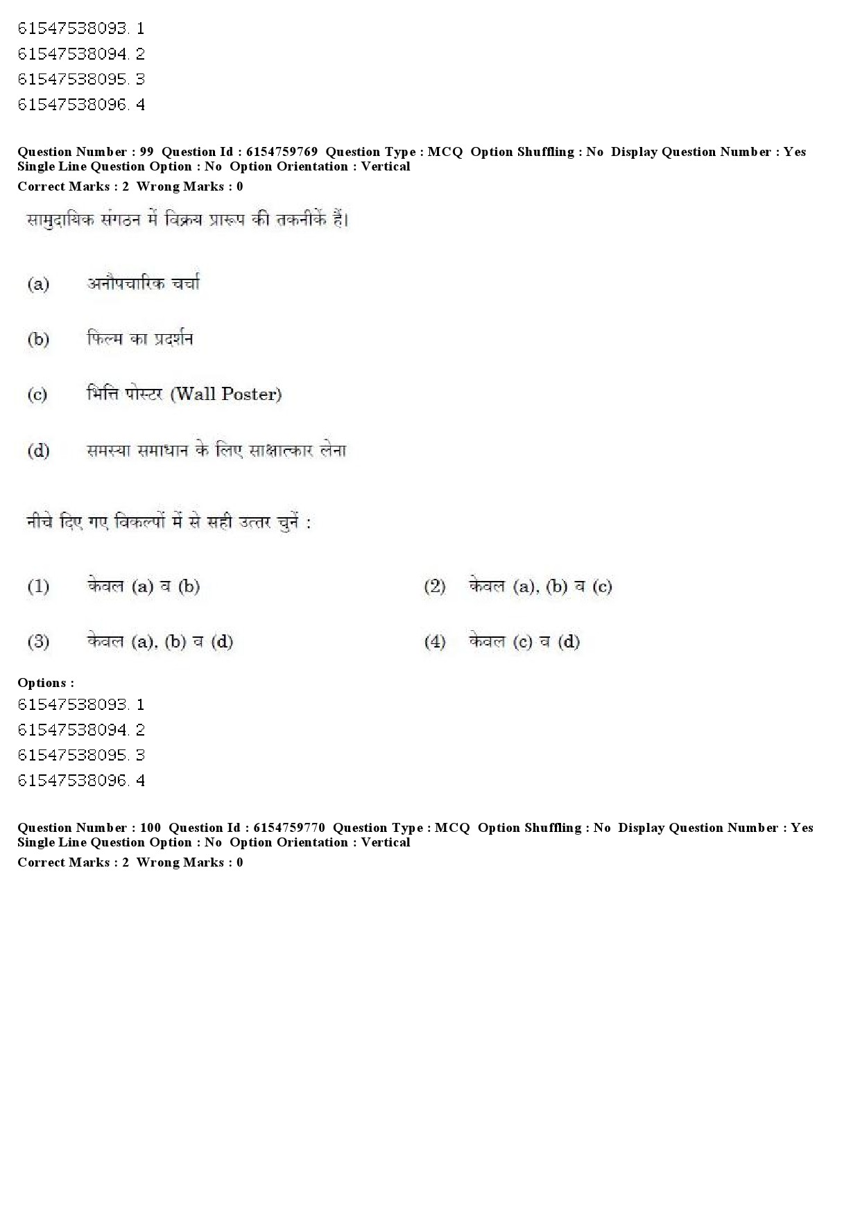 UGC NET Social Work Question Paper December 2019 80