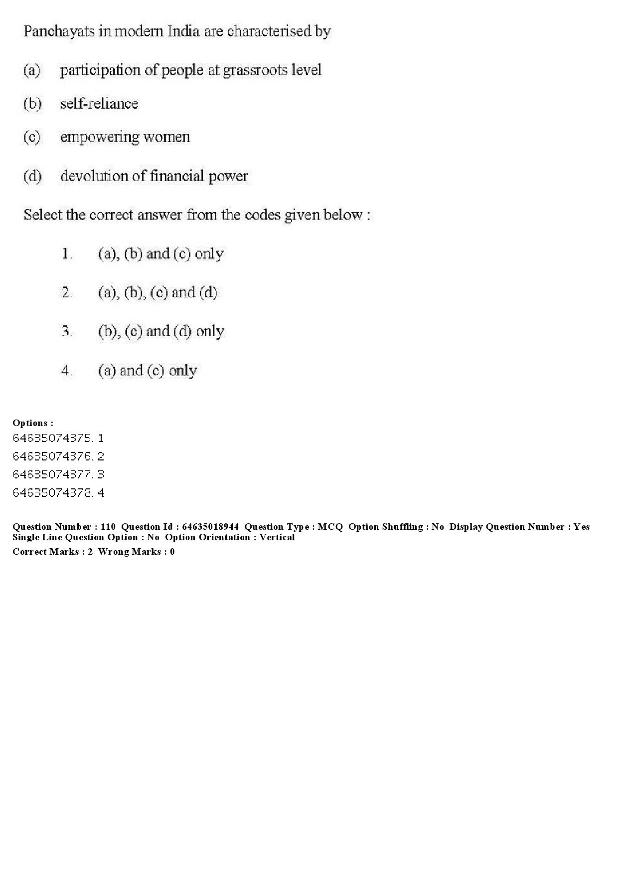 UGC NET Social Work Question Paper June 2019 104