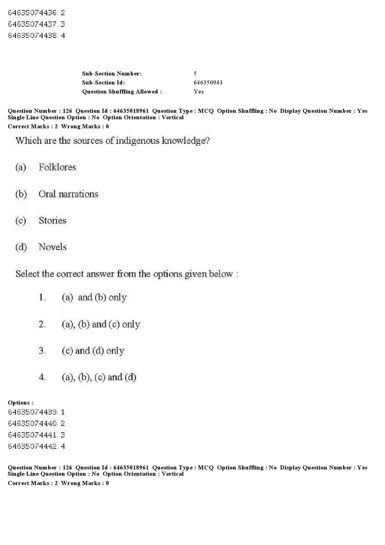 UGC NET Social Work Question Paper June 2019 122