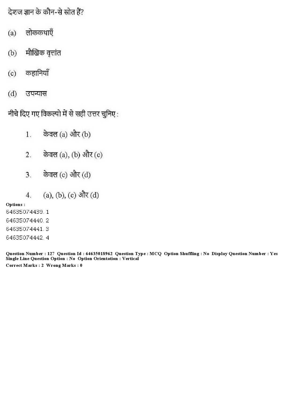 UGC NET Social Work Question Paper June 2019 123