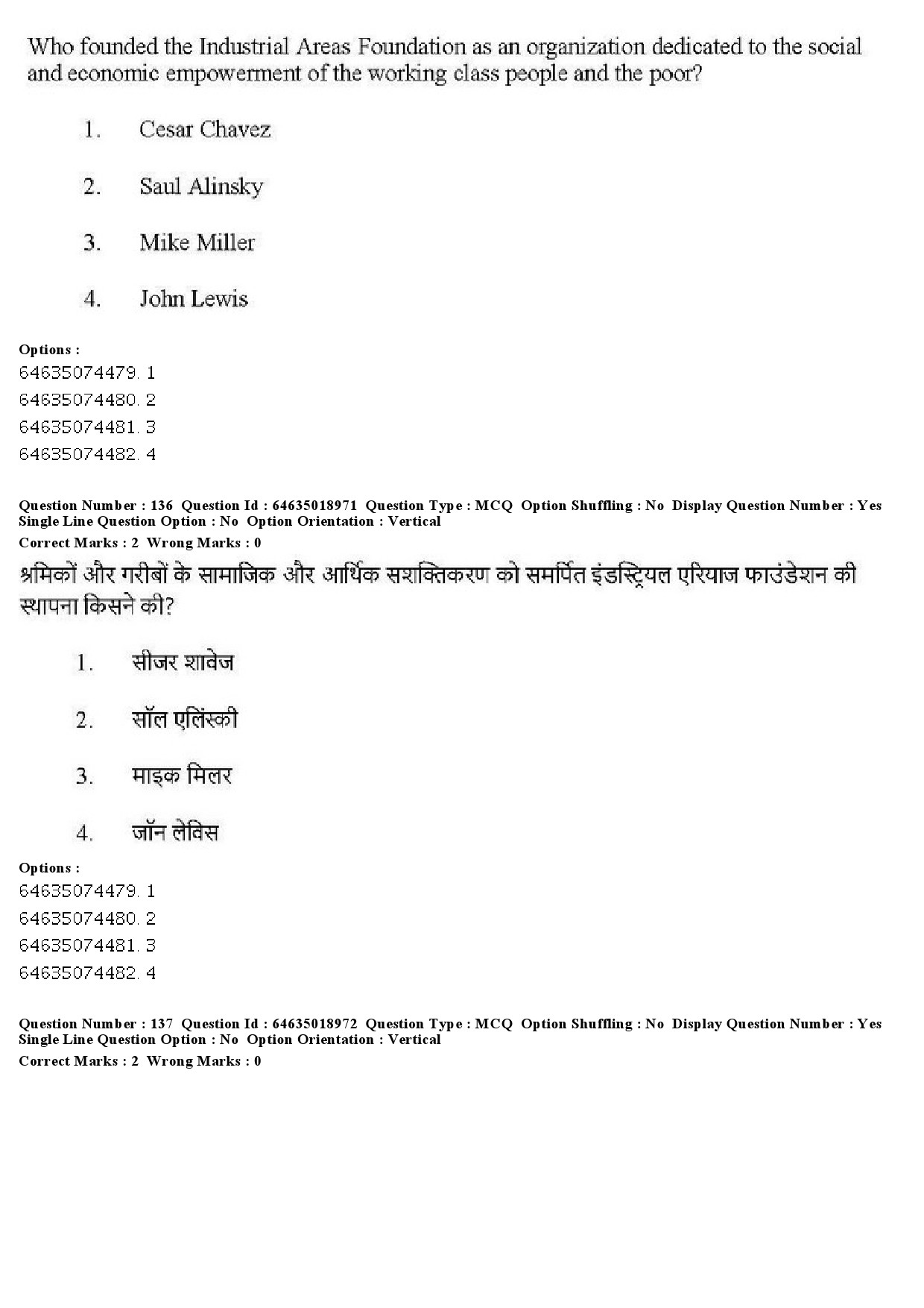 UGC NET Social Work Question Paper June 2019 133