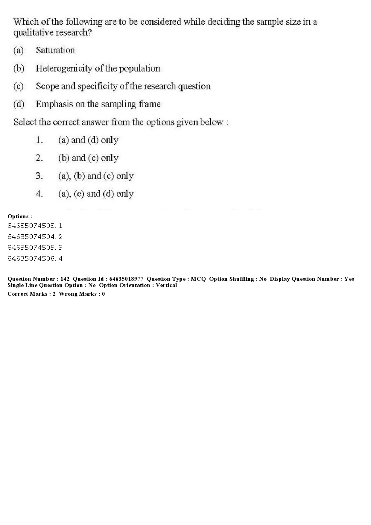 UGC NET Social Work Question Paper June 2019 139