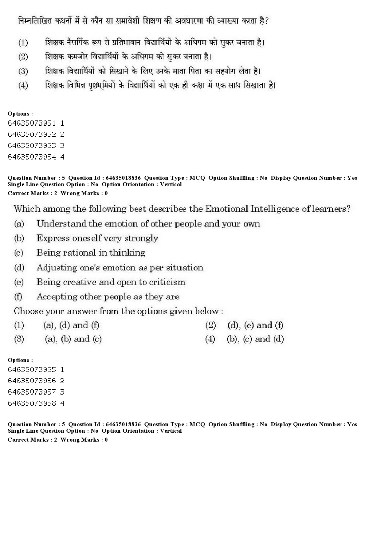 UGC NET Social Work Question Paper June 2019 5