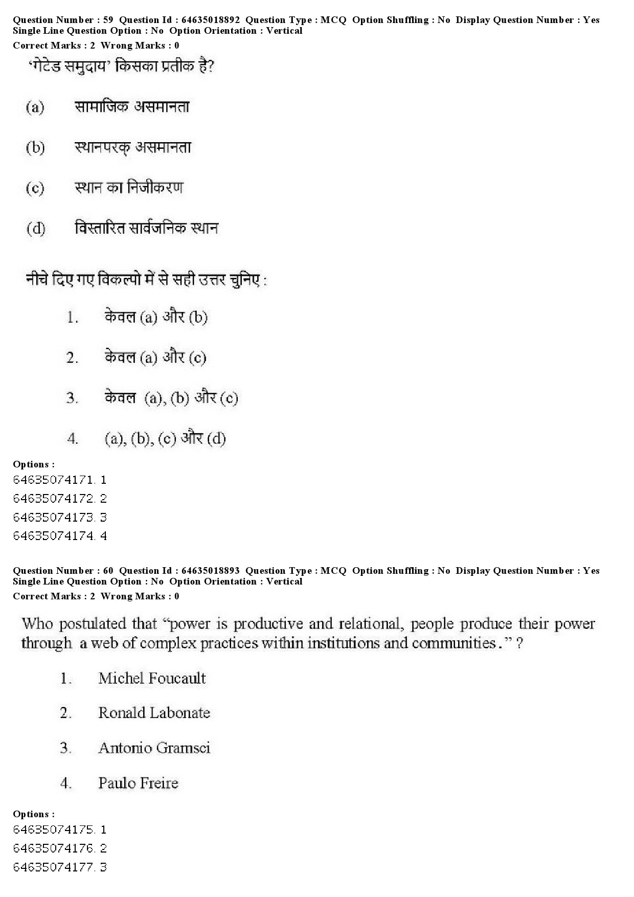 UGC NET Social Work Question Paper June 2019 52