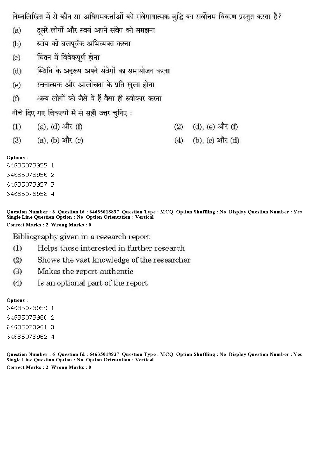 UGC NET Social Work Question Paper June 2019 6