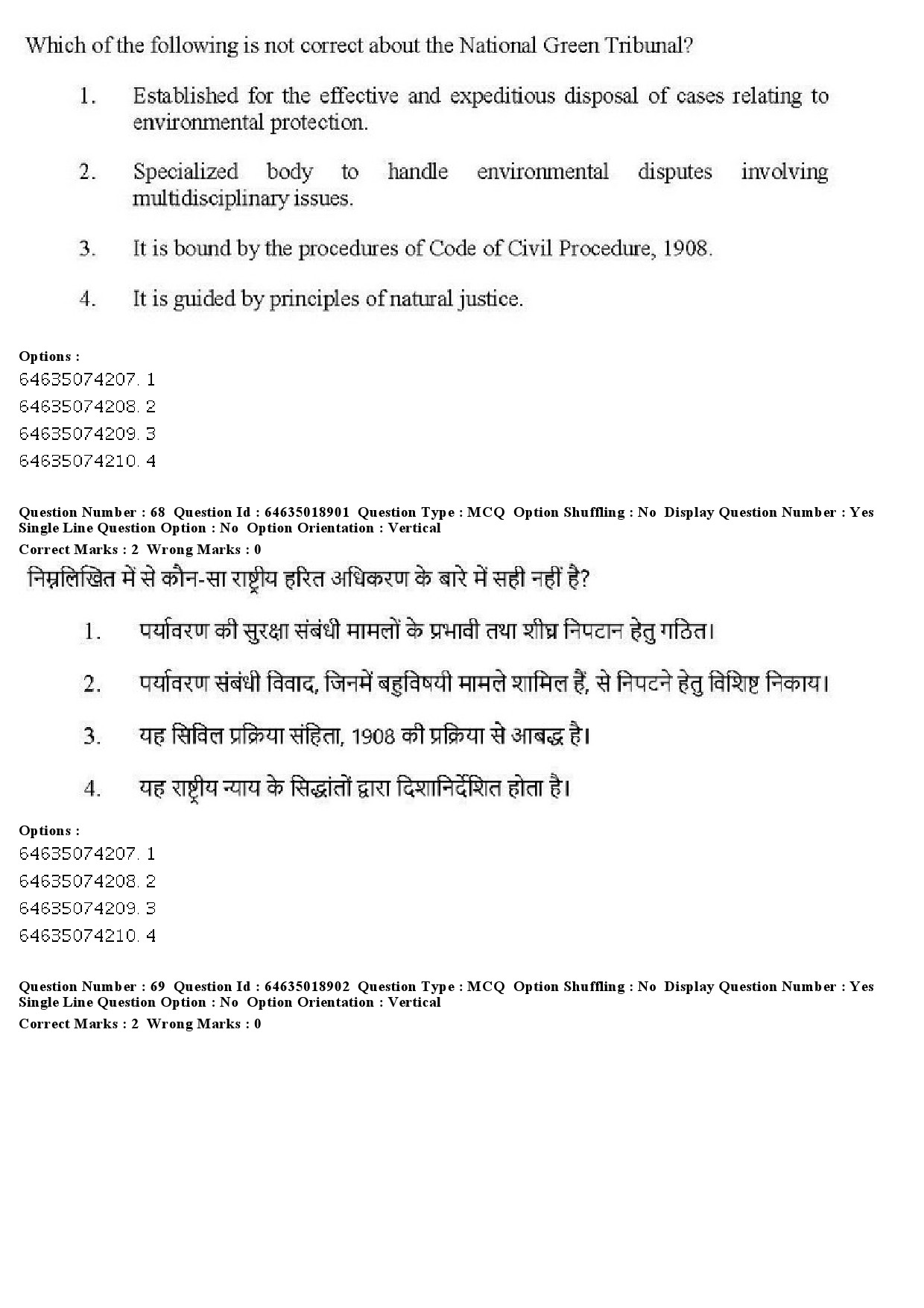 UGC NET Social Work Question Paper June 2019 60