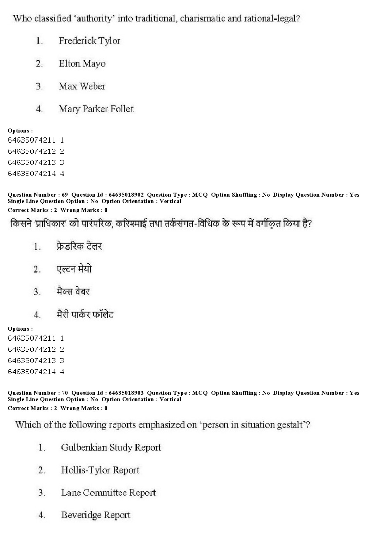 UGC NET Social Work Question Paper June 2019 61