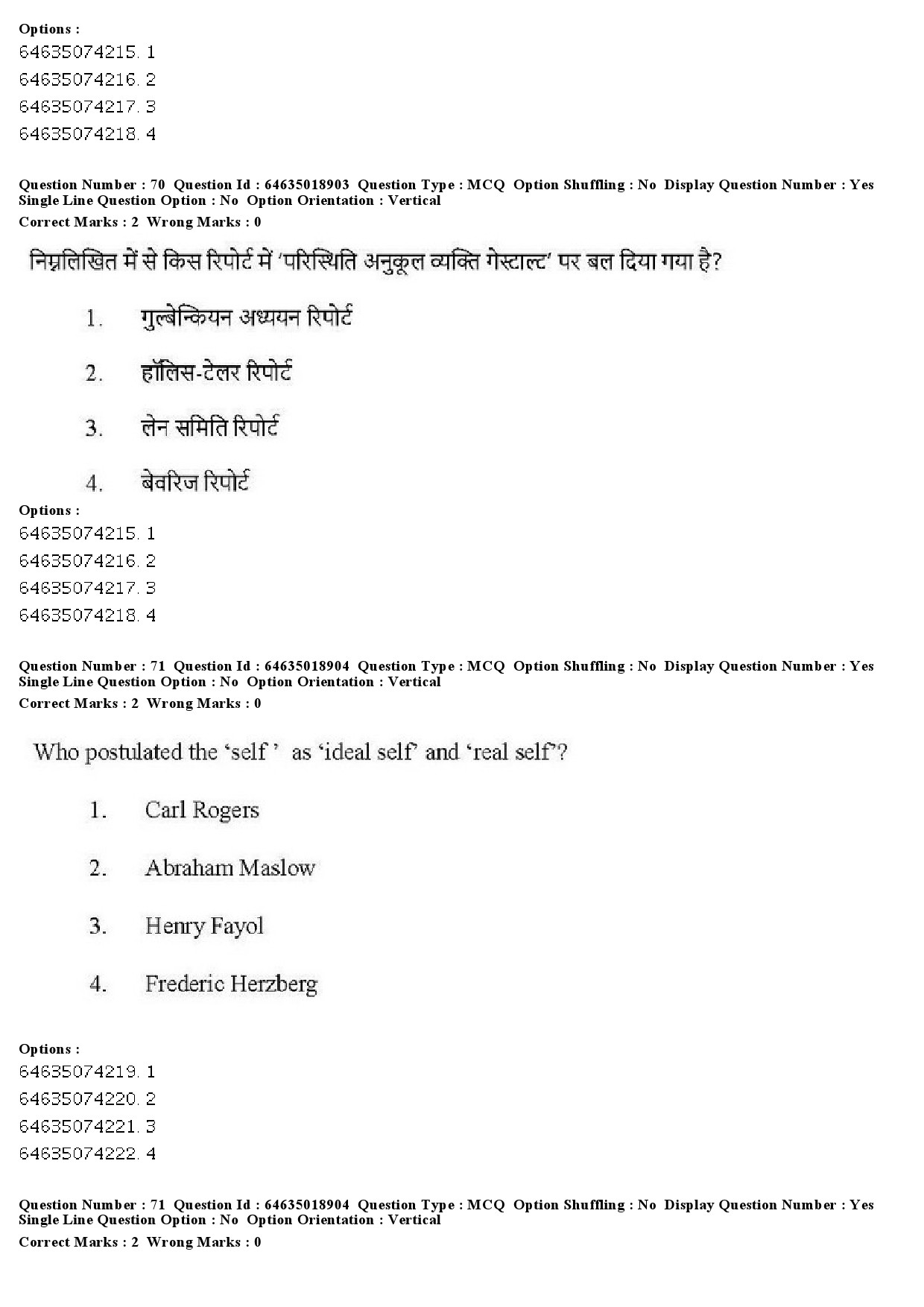 UGC NET Social Work Question Paper June 2019 62