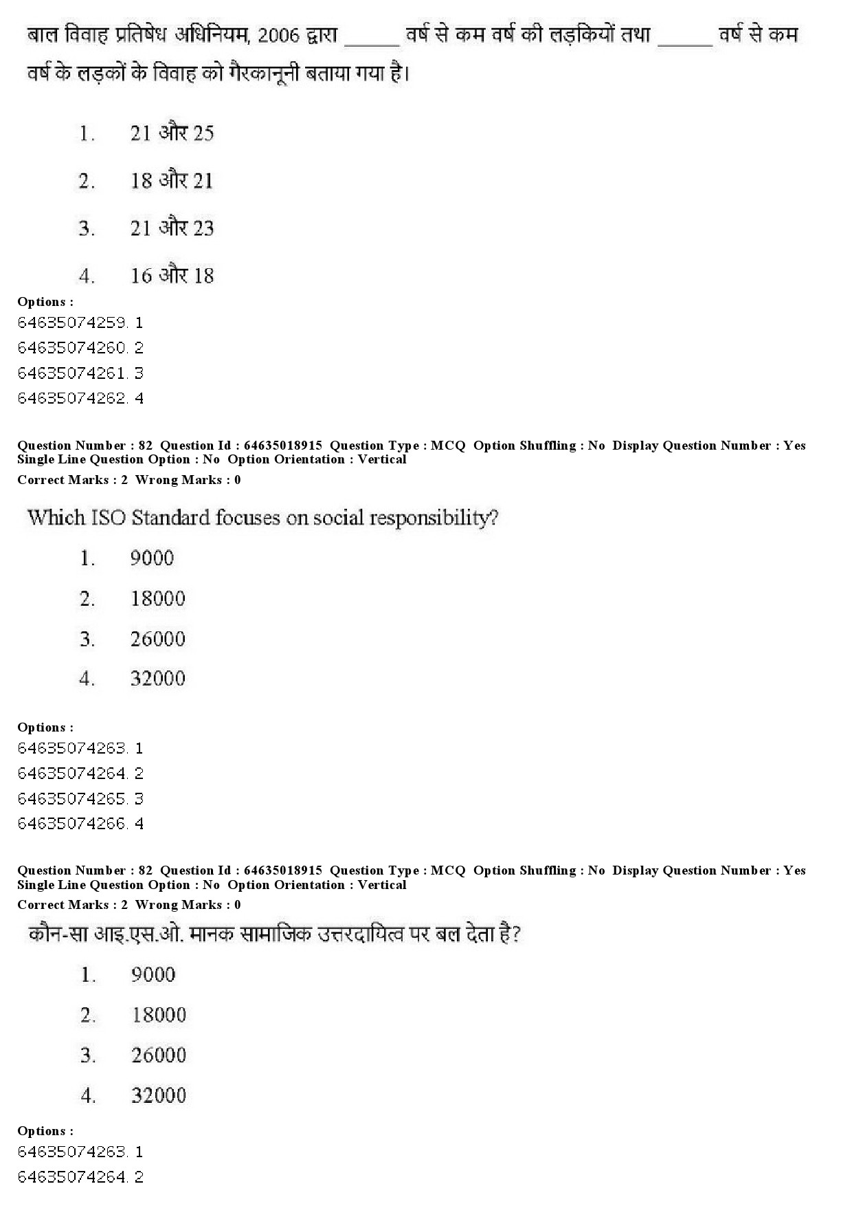 UGC NET Social Work Question Paper June 2019 74