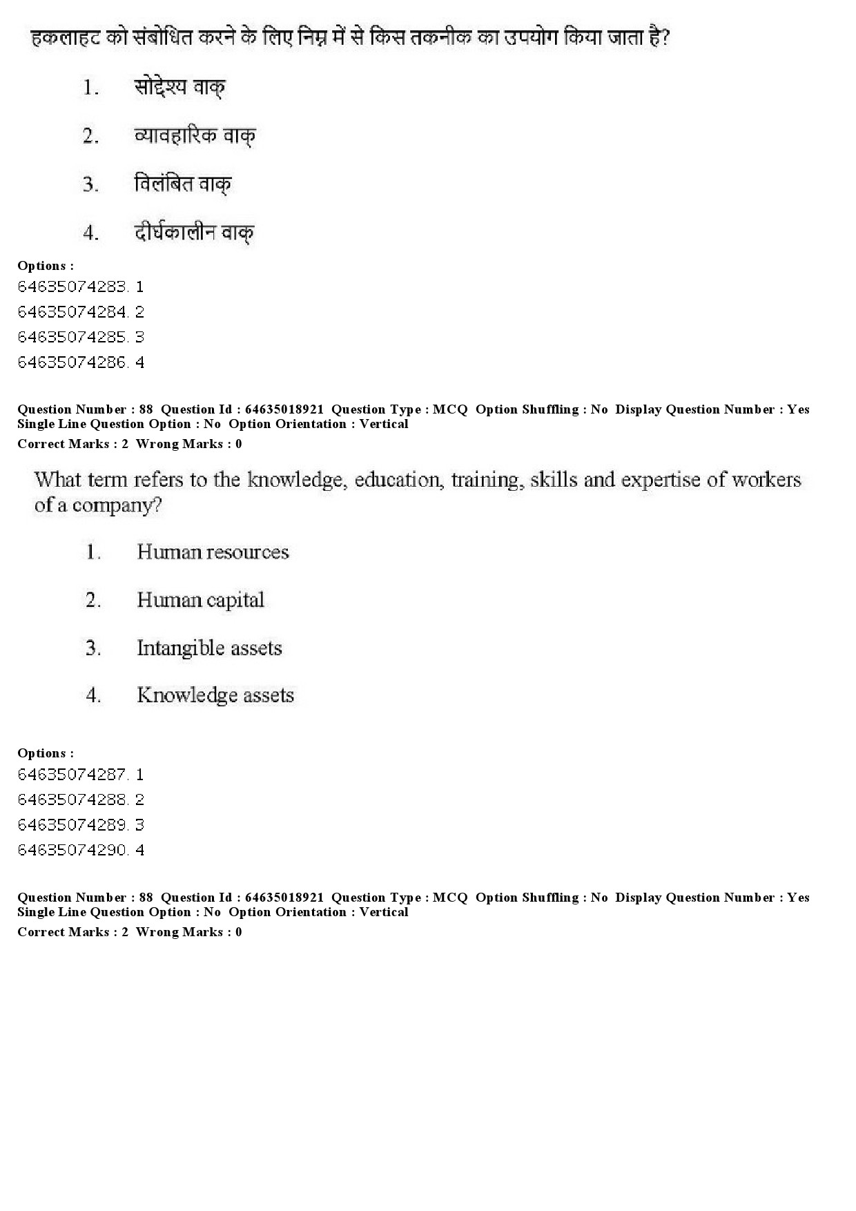 UGC NET Social Work Question Paper June 2019 80