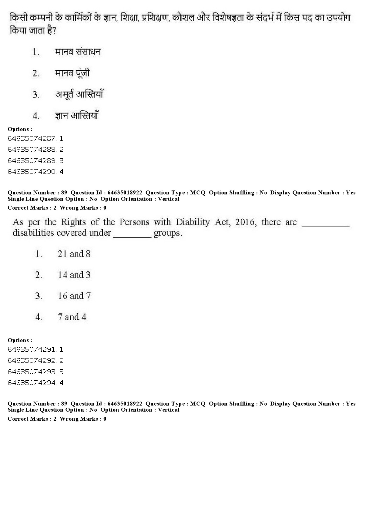 UGC NET Social Work Question Paper June 2019 81