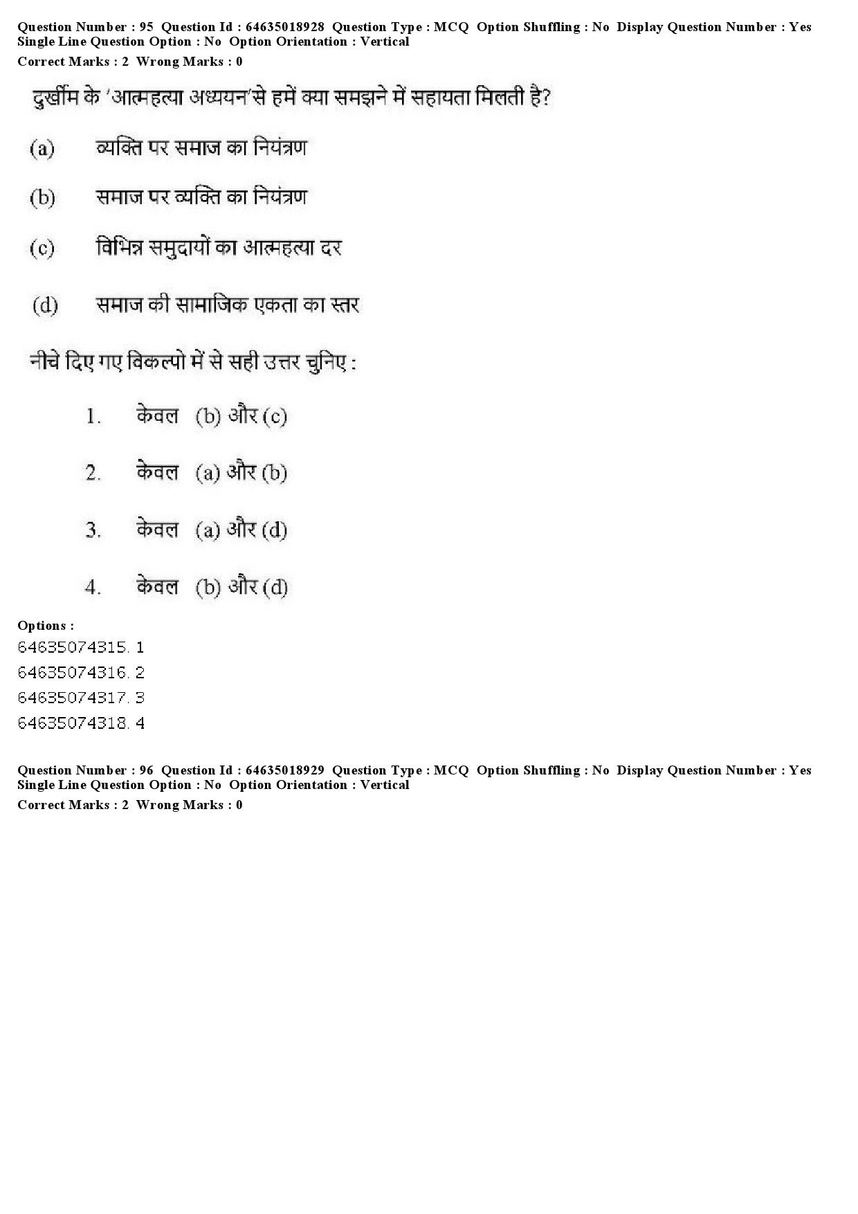 UGC NET Social Work Question Paper June 2019 88