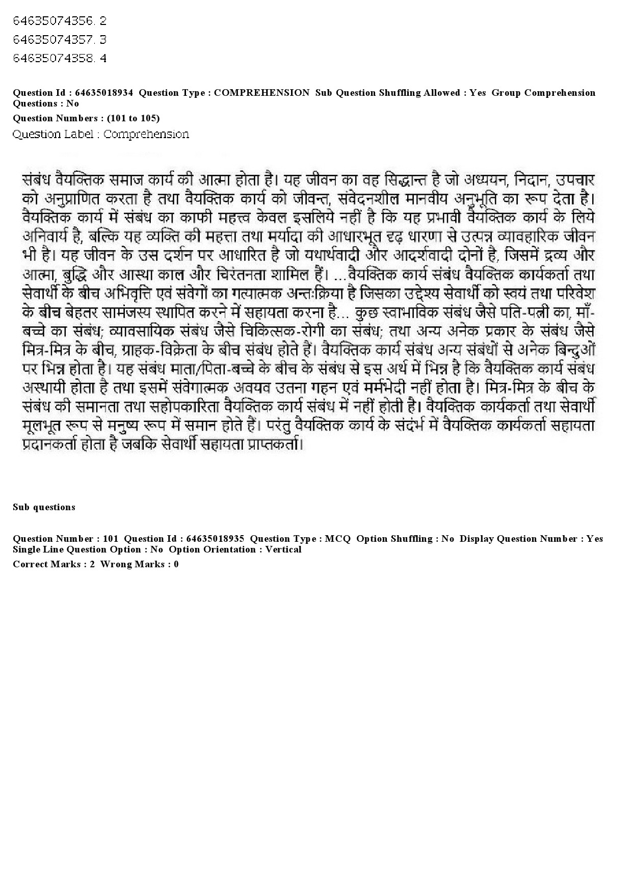 UGC NET Social Work Question Paper June 2019 97