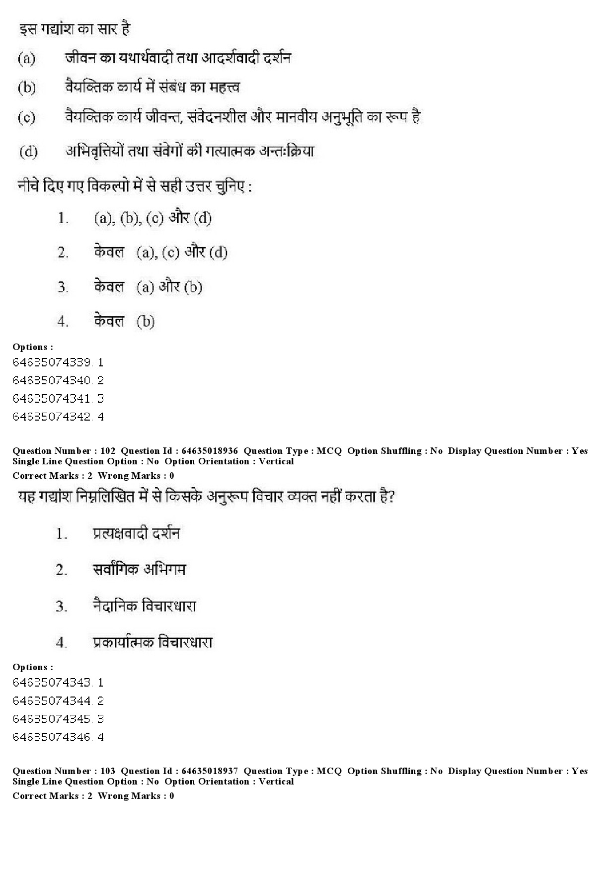 UGC NET Social Work Question Paper June 2019 98