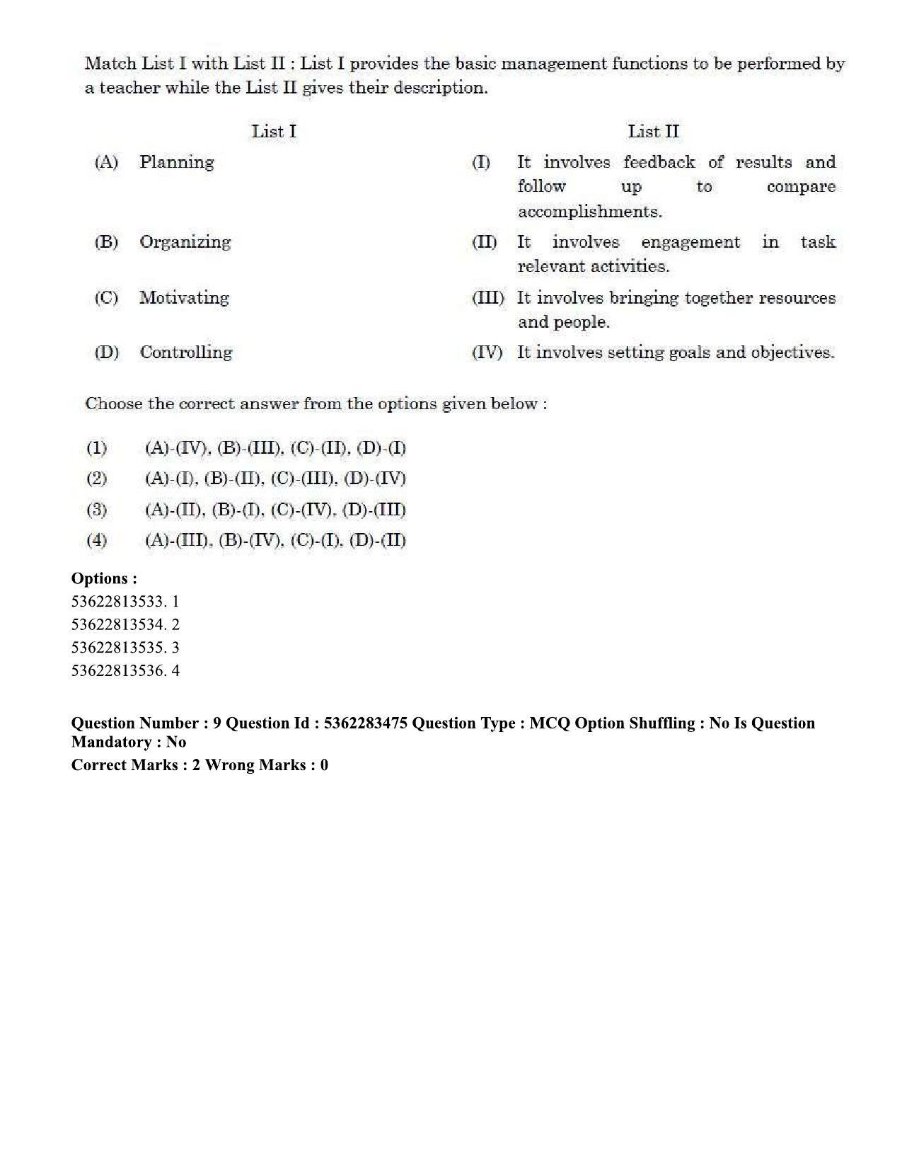 UGC NET Social Work Question Paper September 2020 11