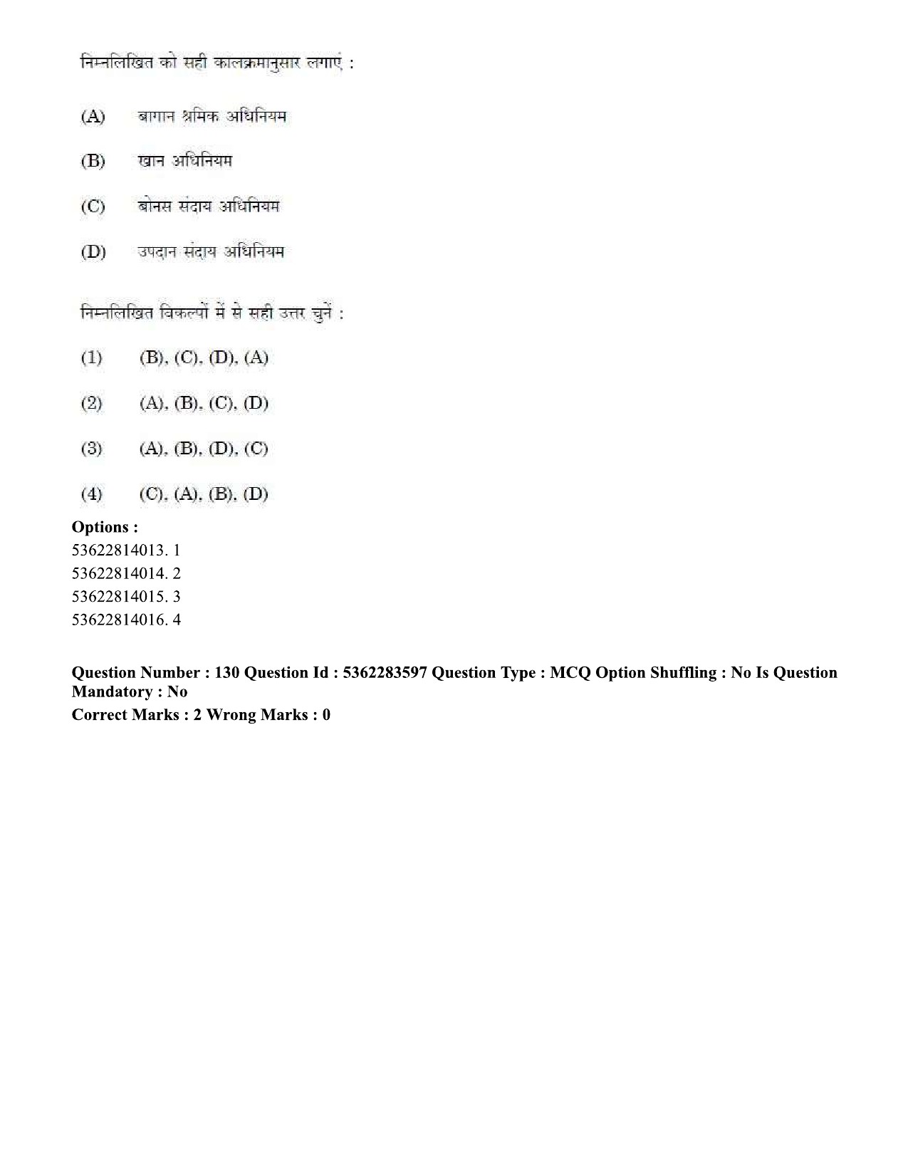 UGC NET Social Work Question Paper September 2020 153