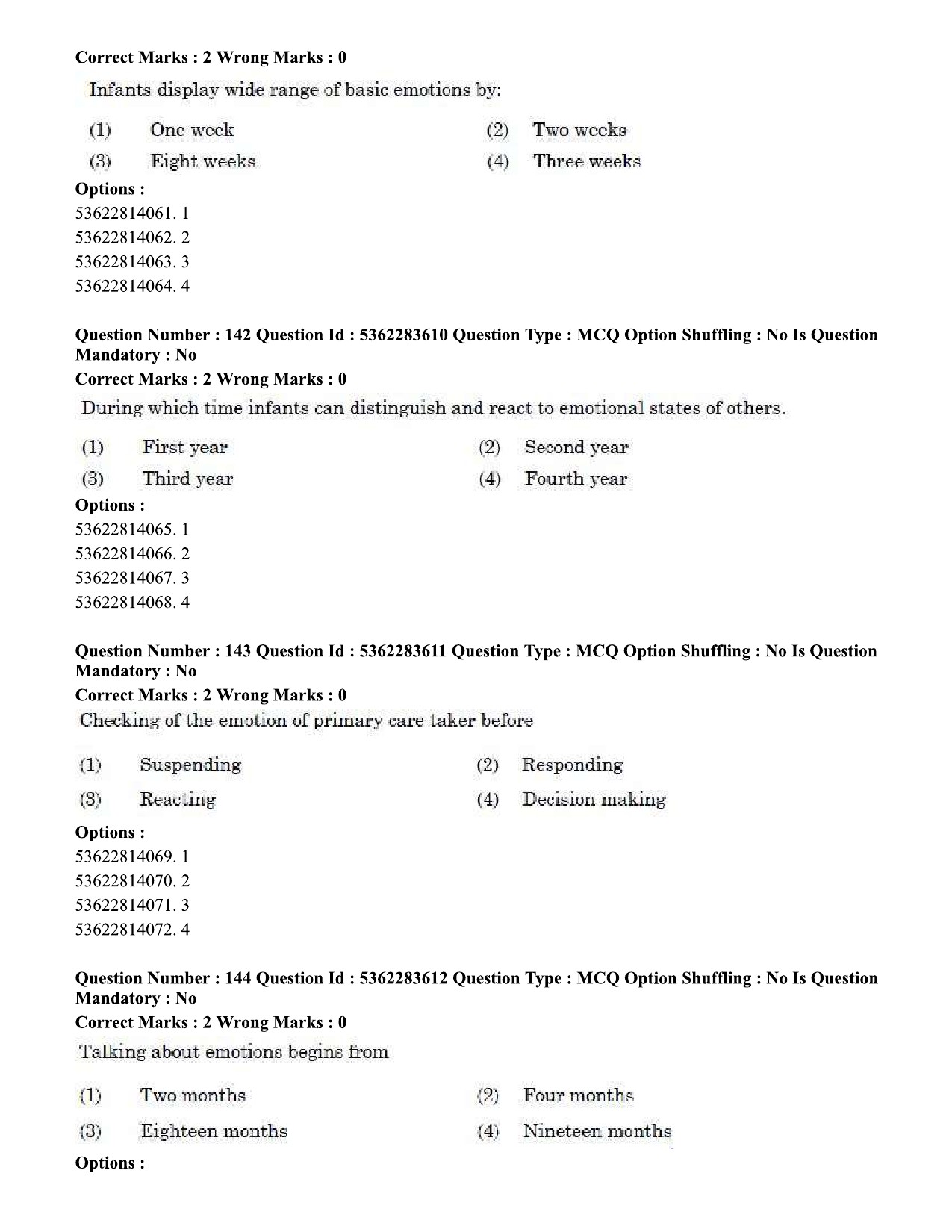 UGC NET Social Work Question Paper September 2020 176