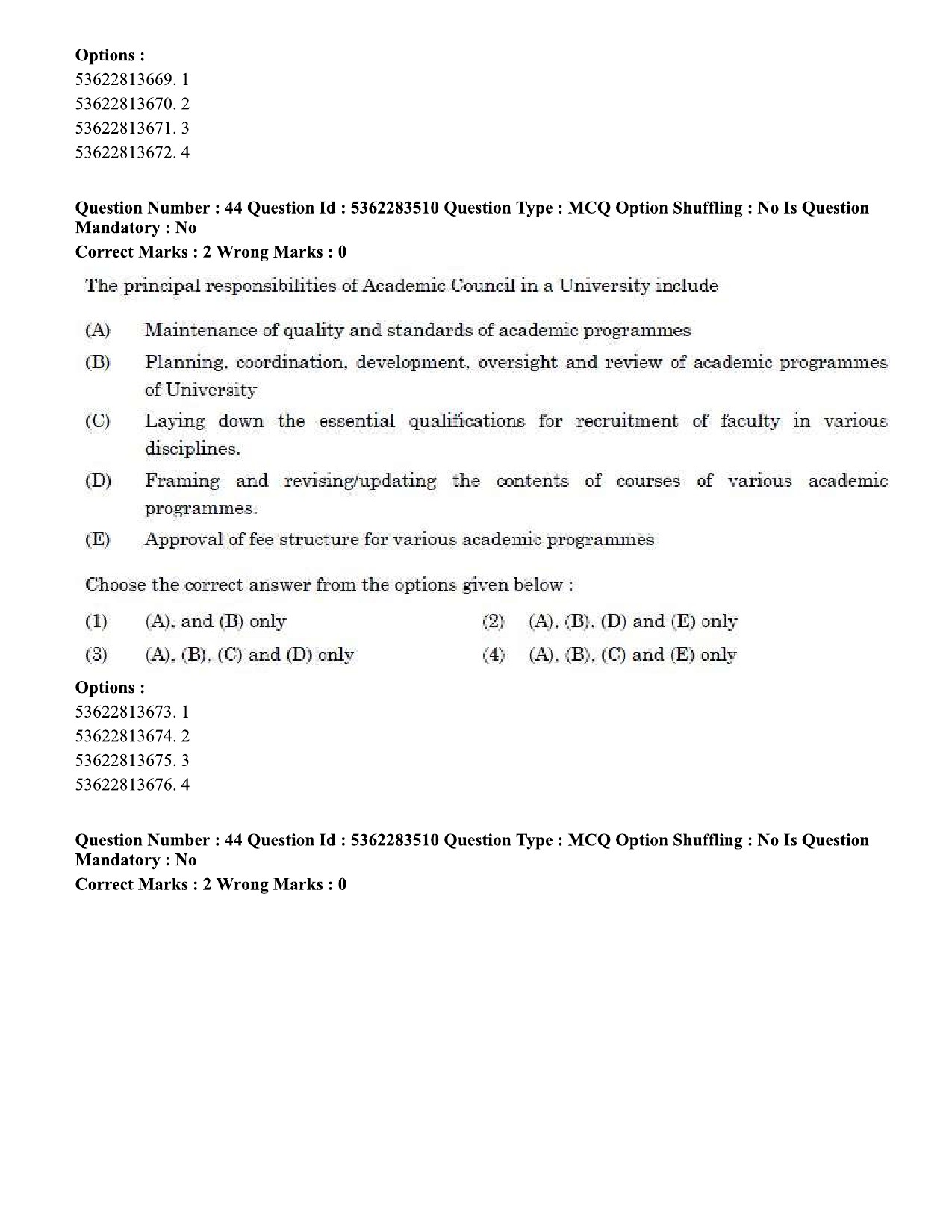 UGC NET Social Work Question Paper September 2020 49