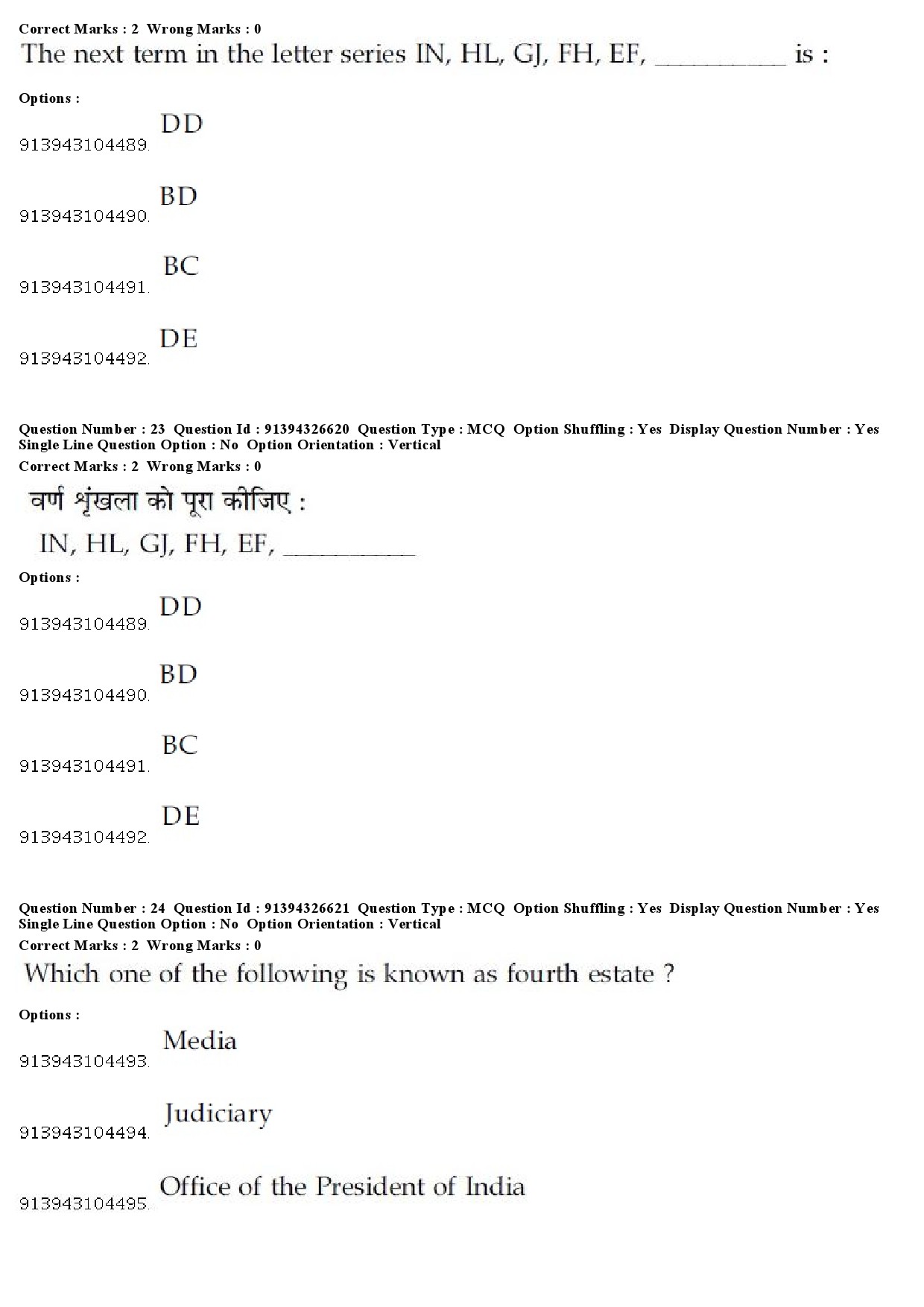 UGC NET Sociology Question Paper December 2018 22