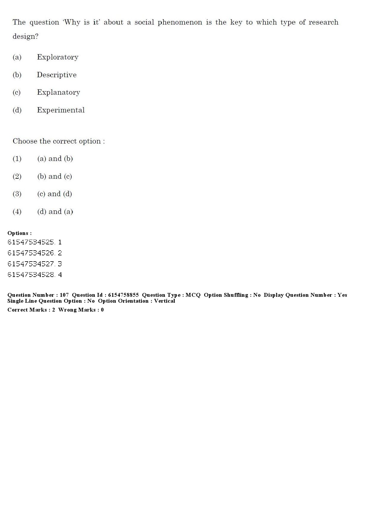 UGC NET Sociology Question Paper December 2019 104