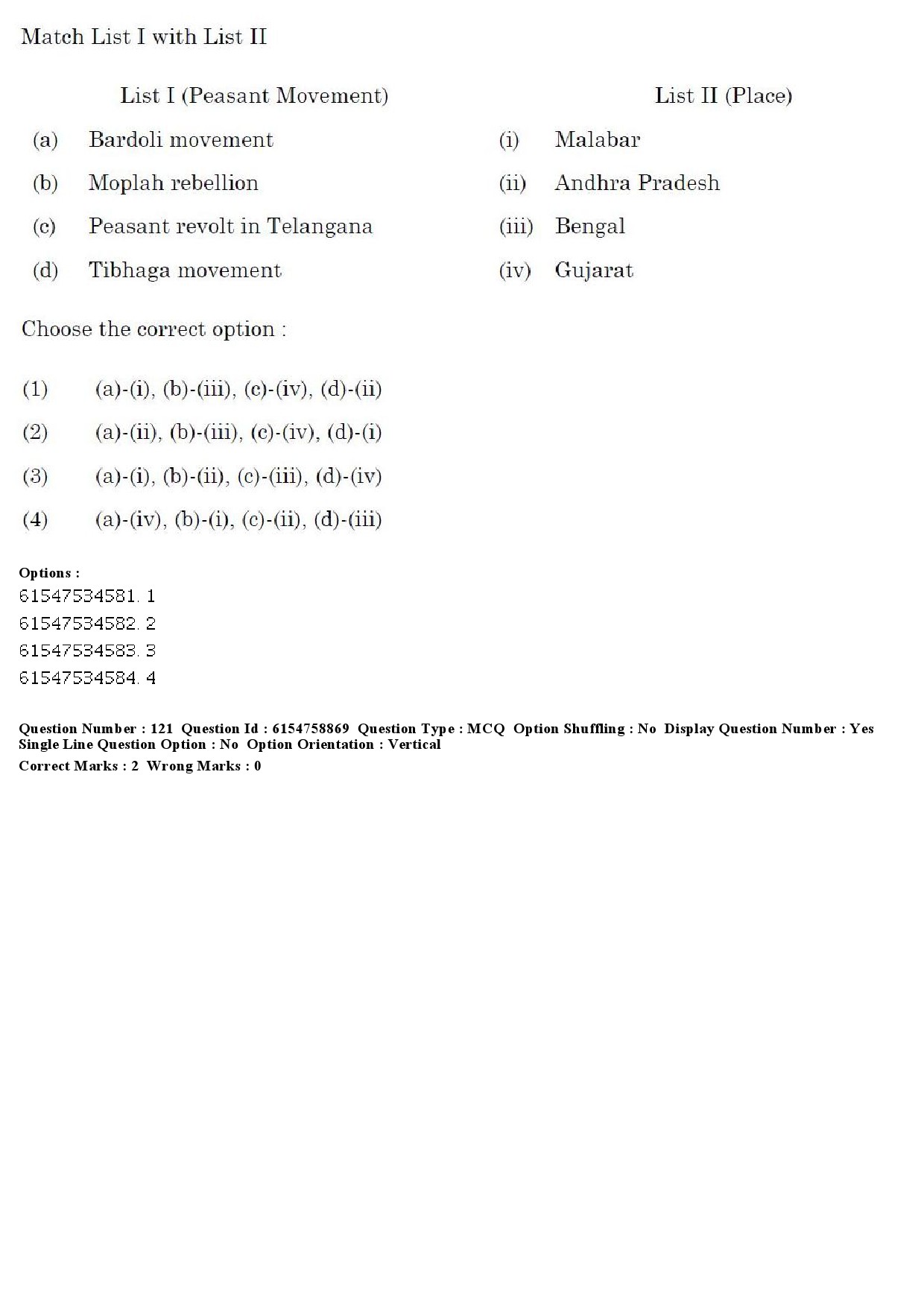 UGC NET Sociology Question Paper December 2019 132