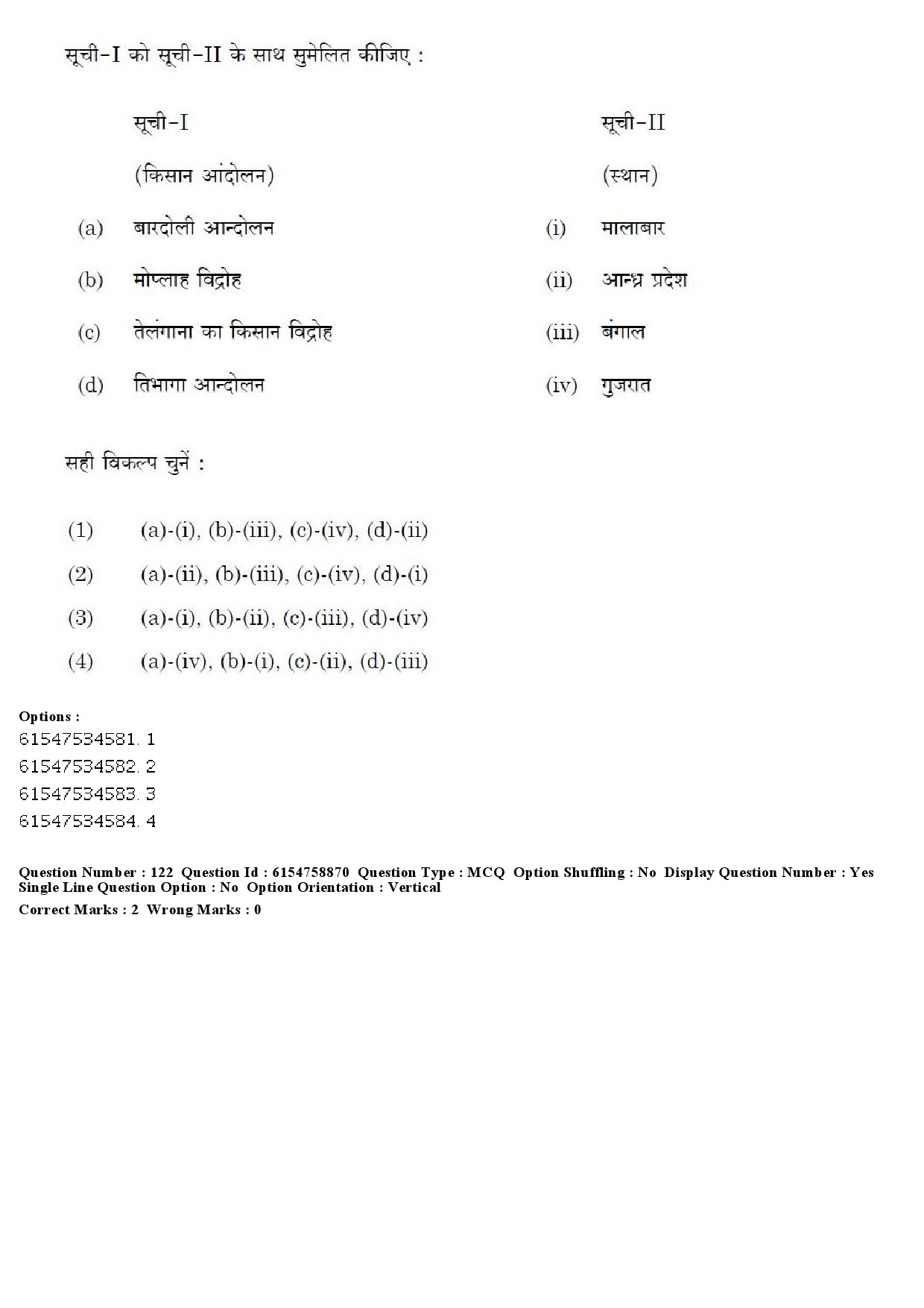 UGC NET Sociology Question Paper December 2019 133