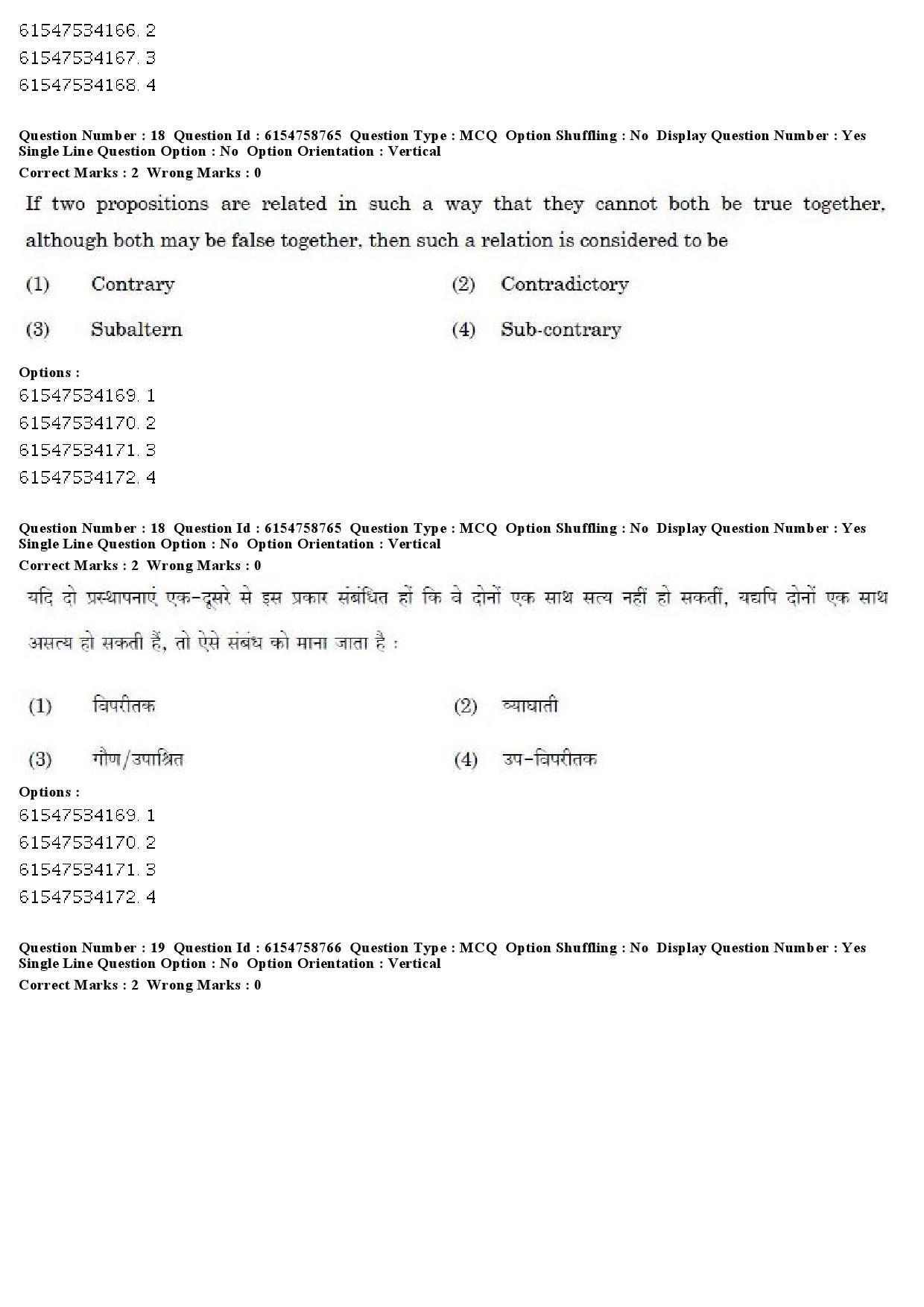 UGC NET Sociology Question Paper December 2019 14