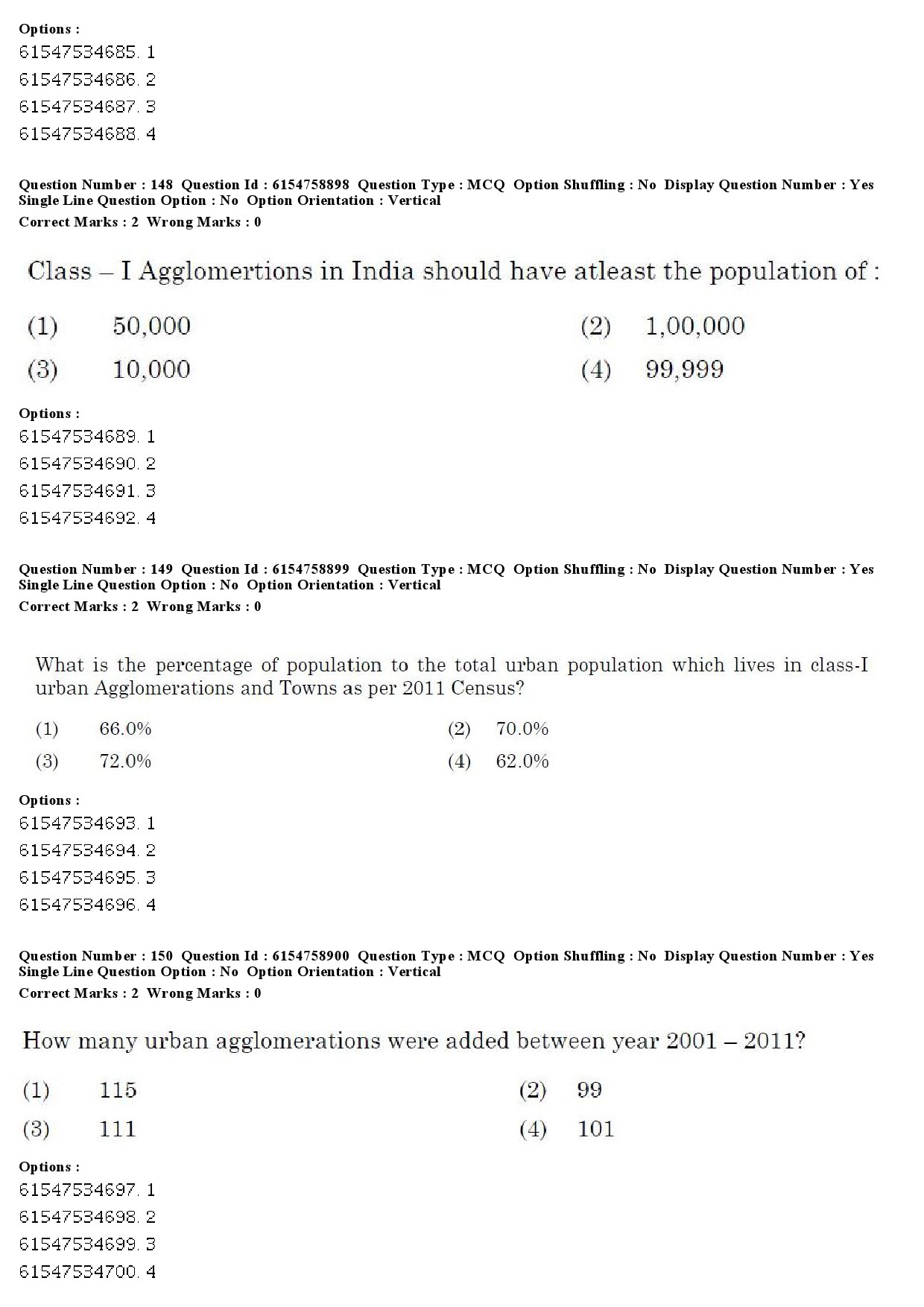 UGC NET Sociology Question Paper December 2019 170