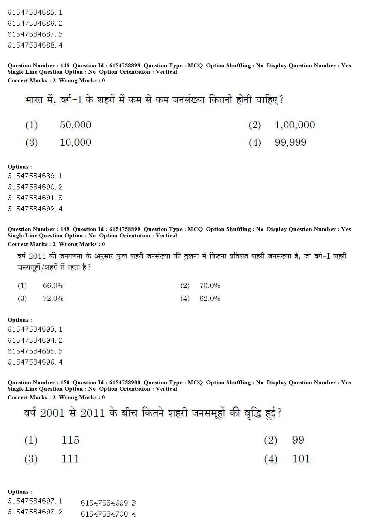 UGC NET Sociology Question Paper December 2019 172