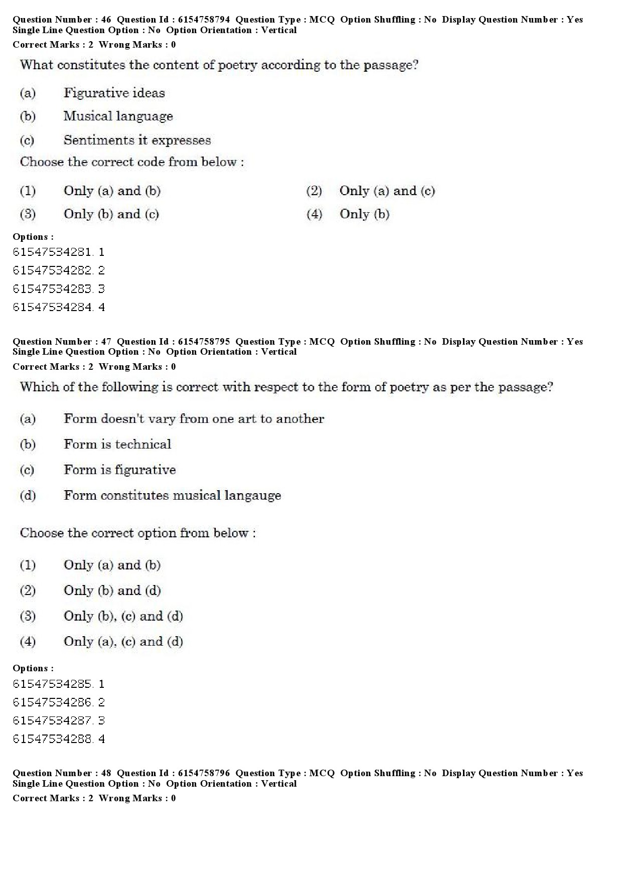 UGC NET Sociology Question Paper December 2019 49