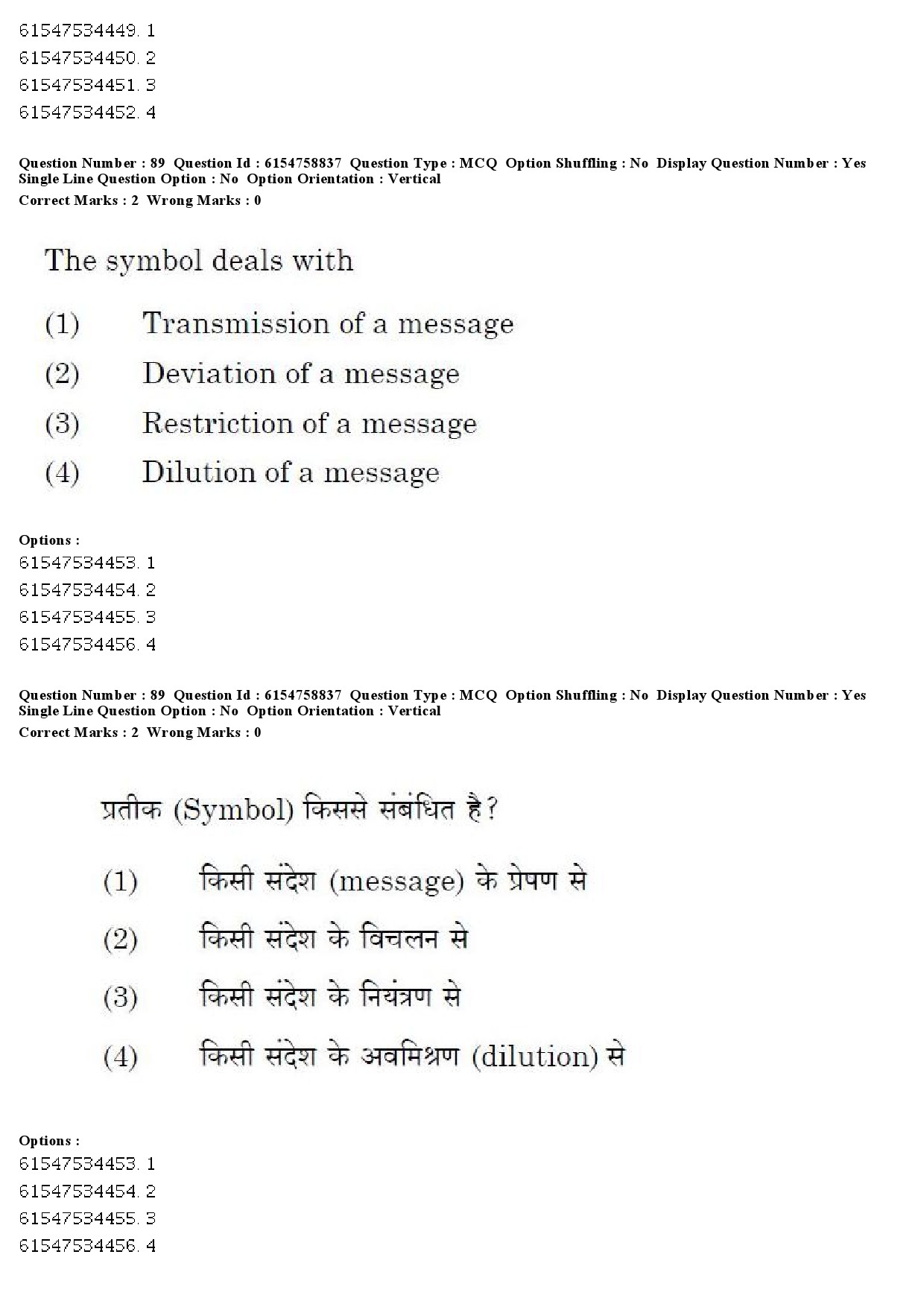 UGC NET Sociology Question Paper December 2019 79