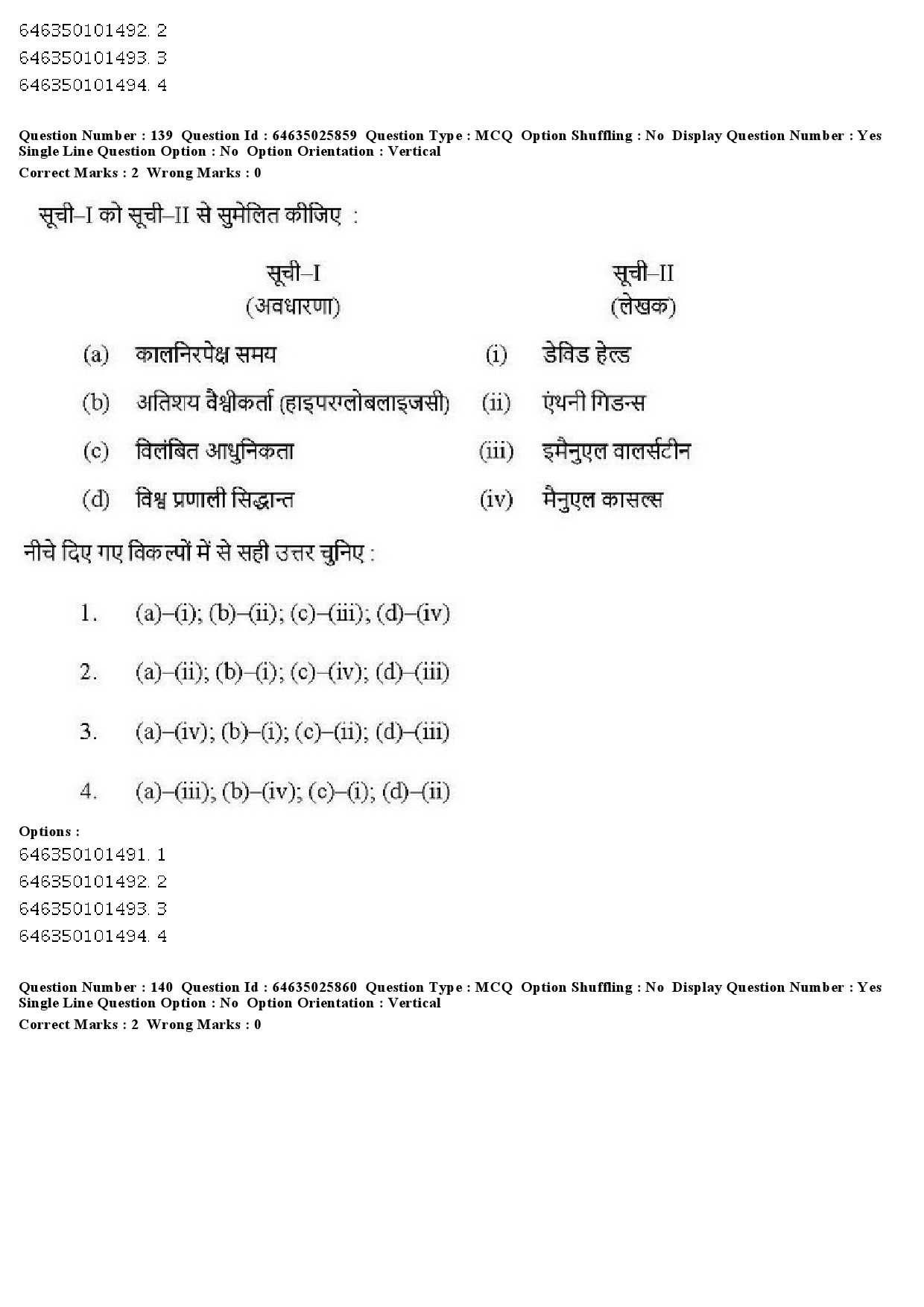 UGC NET Sociology Question Paper June 2019 129