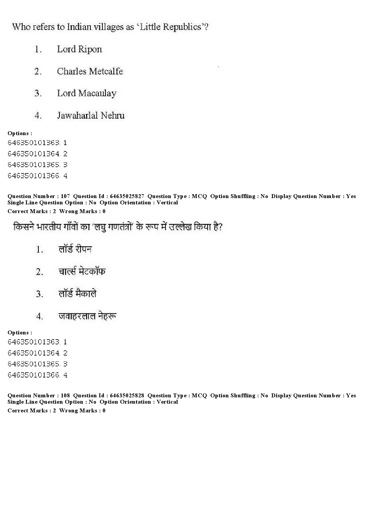 UGC NET Sociology Question Paper June 2019 96